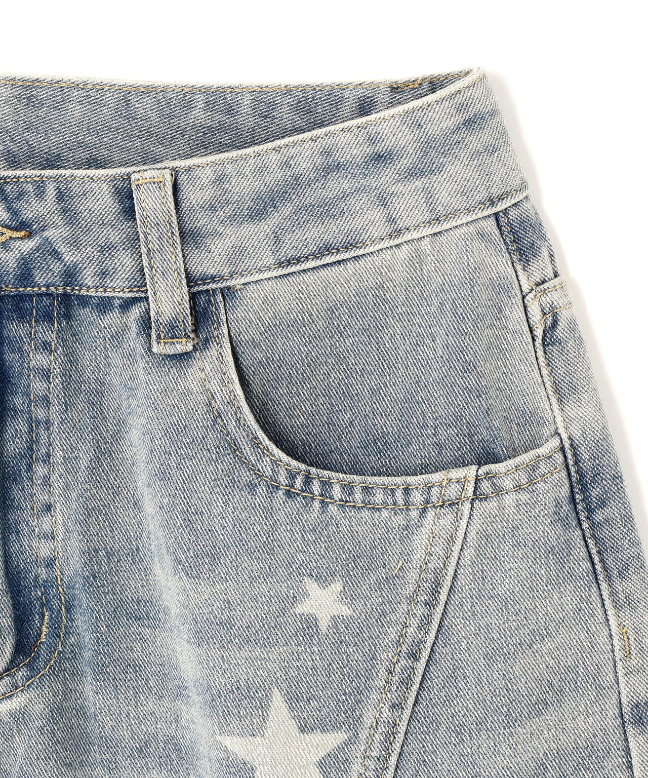 SIS/エスアイエス/Star Denim Shorts