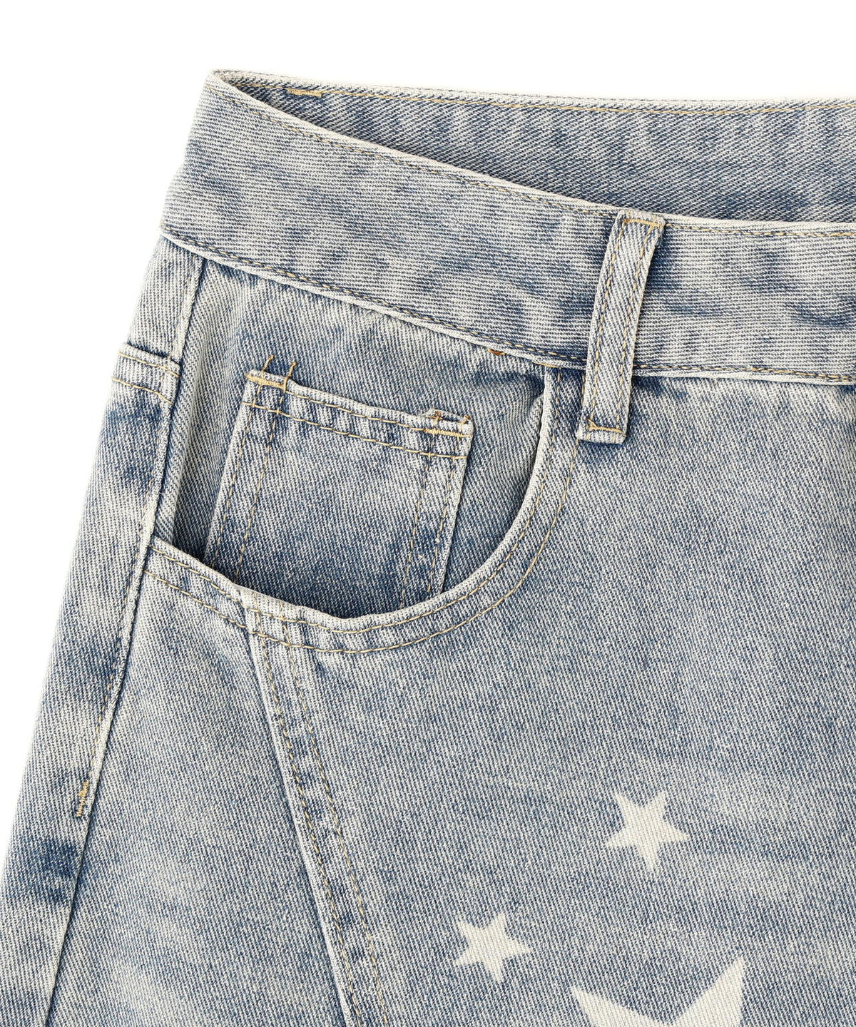 SIS/エスアイエス/Star Denim Shorts