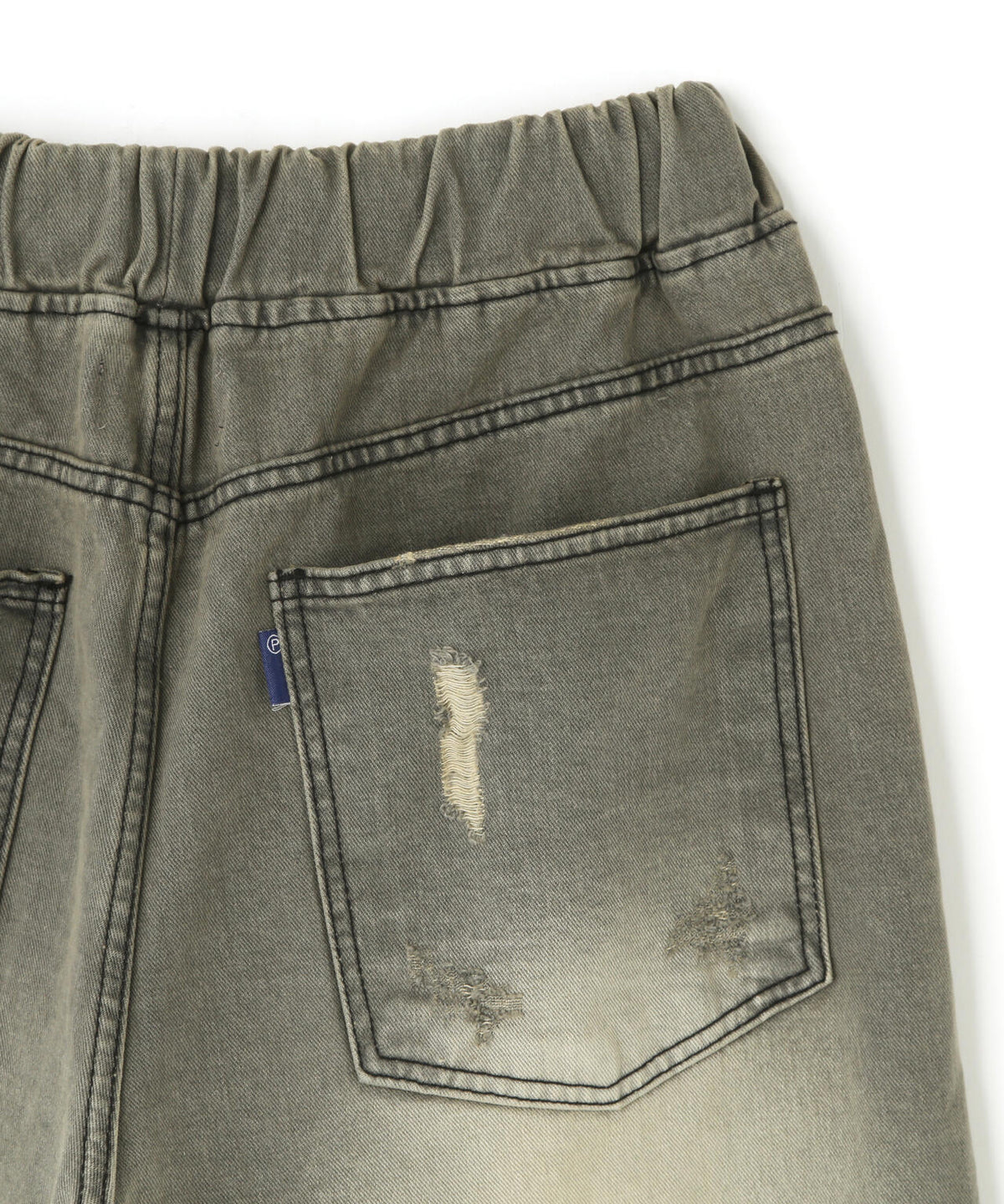 SIS/DAMAGE DENIM SHORTS