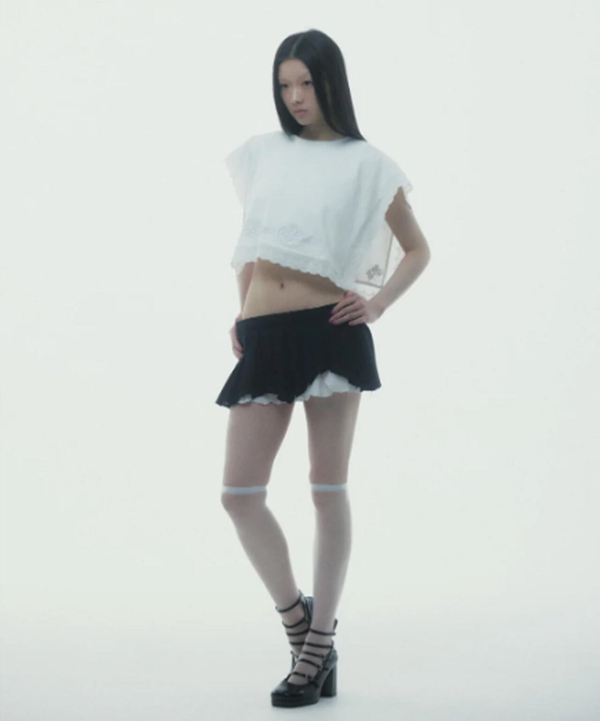 neith./ネイス/Destroyed Micro Mini Skirt