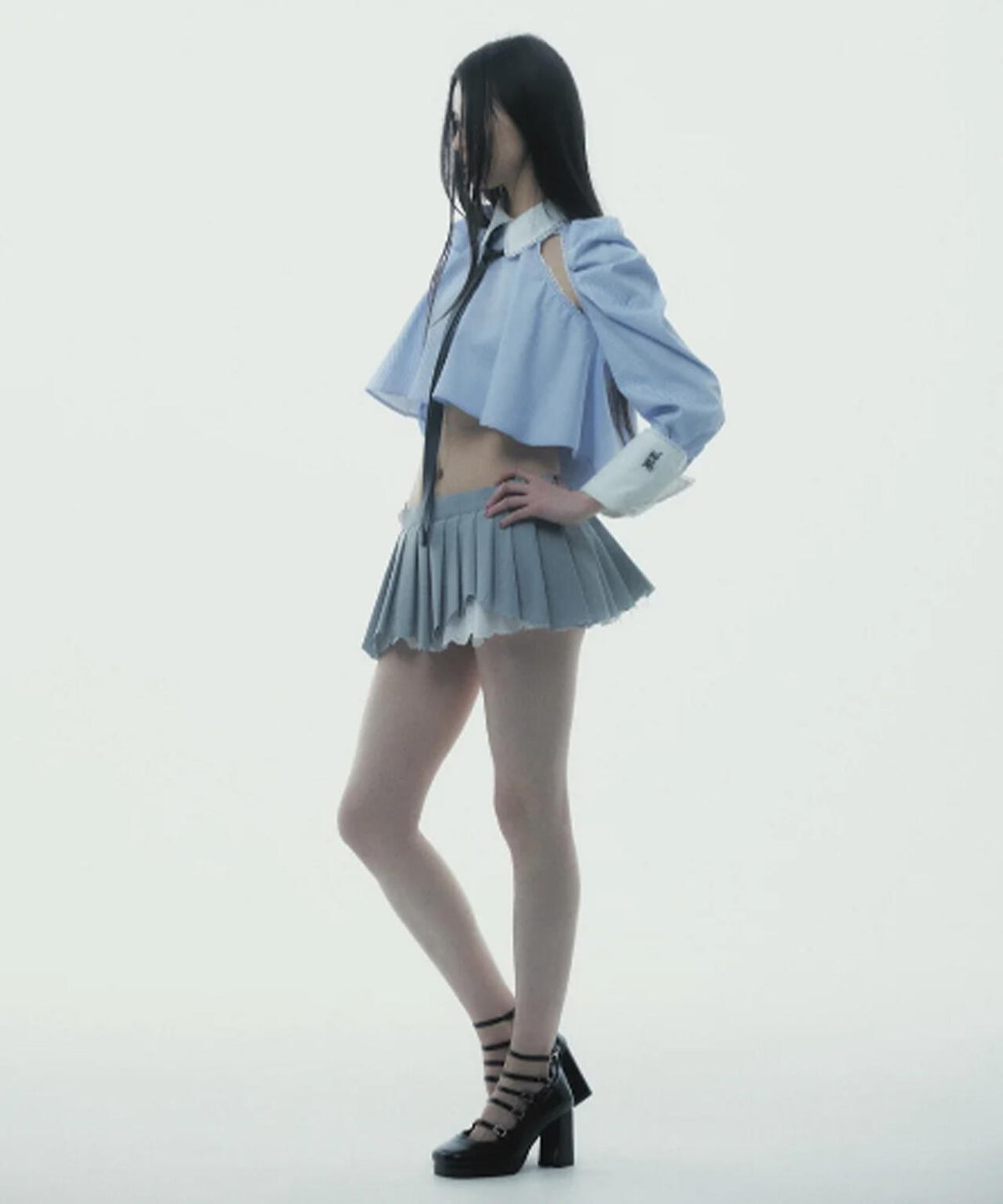 neith./ネイス/Destroyed Micro Mini Skirt