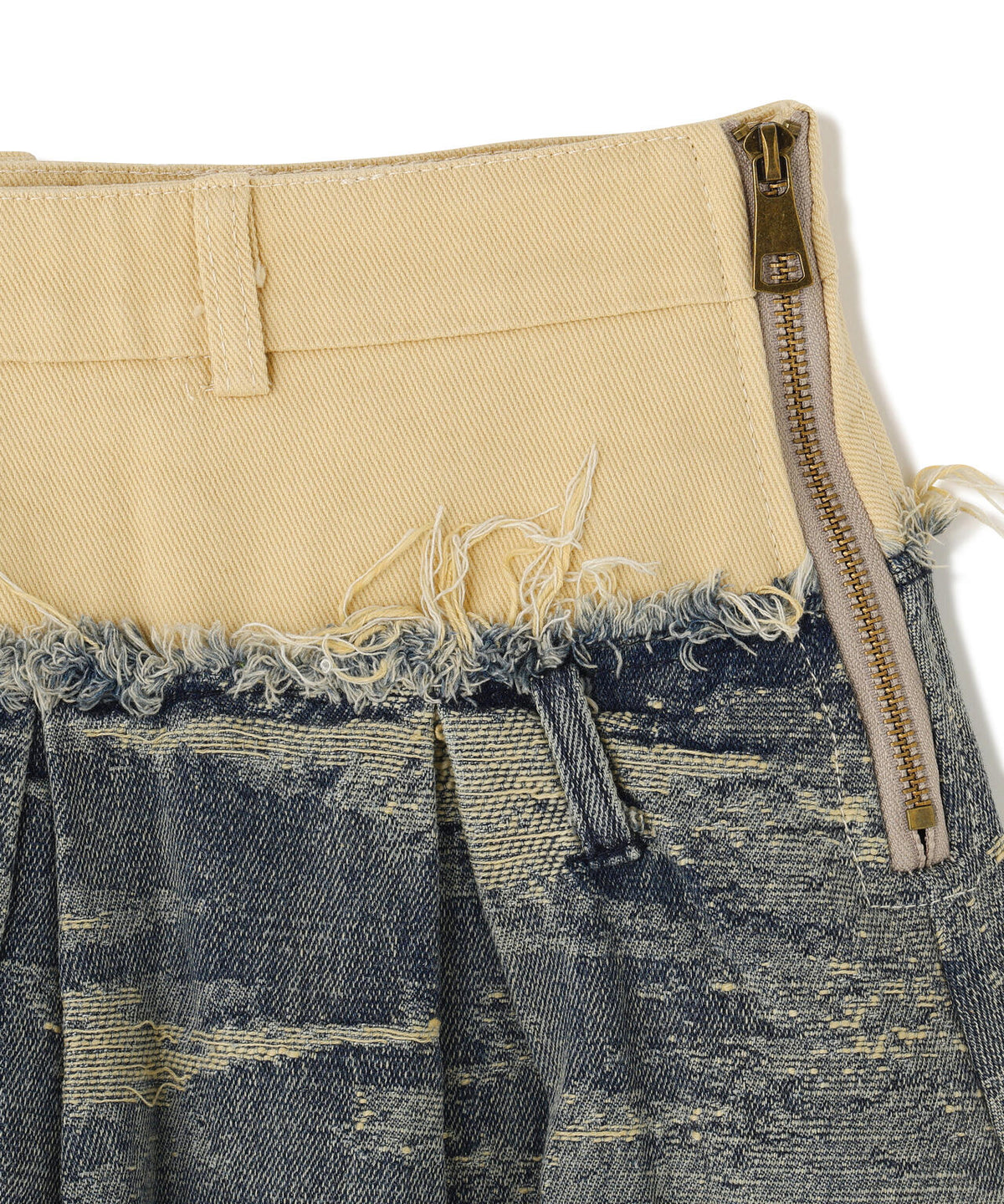 MAVYTH/メヴィス/DENIM PLEATS MINI SKIRT