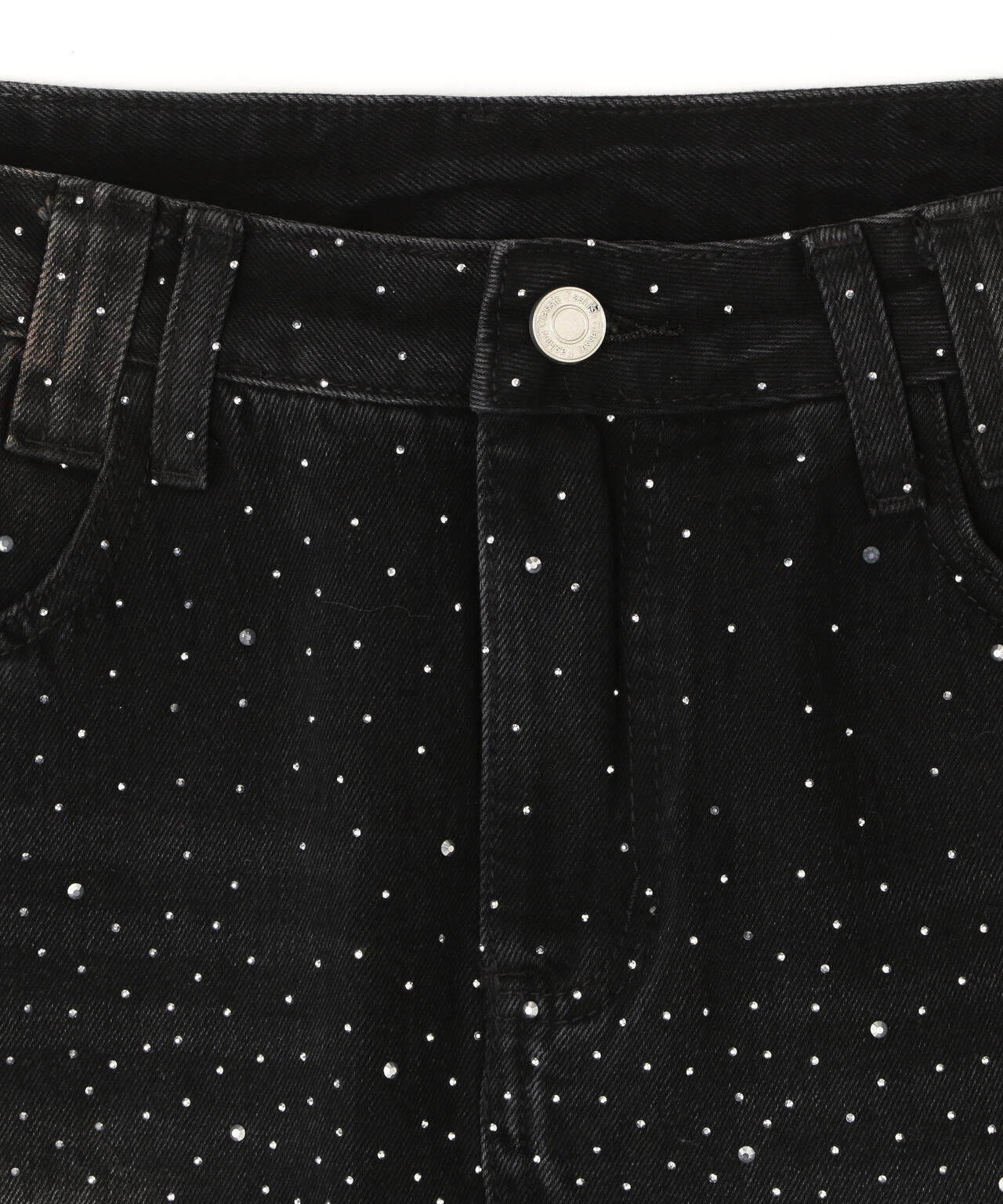 MAVYTH/※RHINESTONE MINI SKIRT