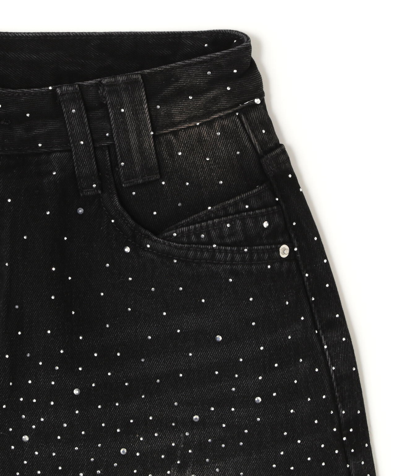 MAVYTH/※RHINESTONE MINI SKIRT