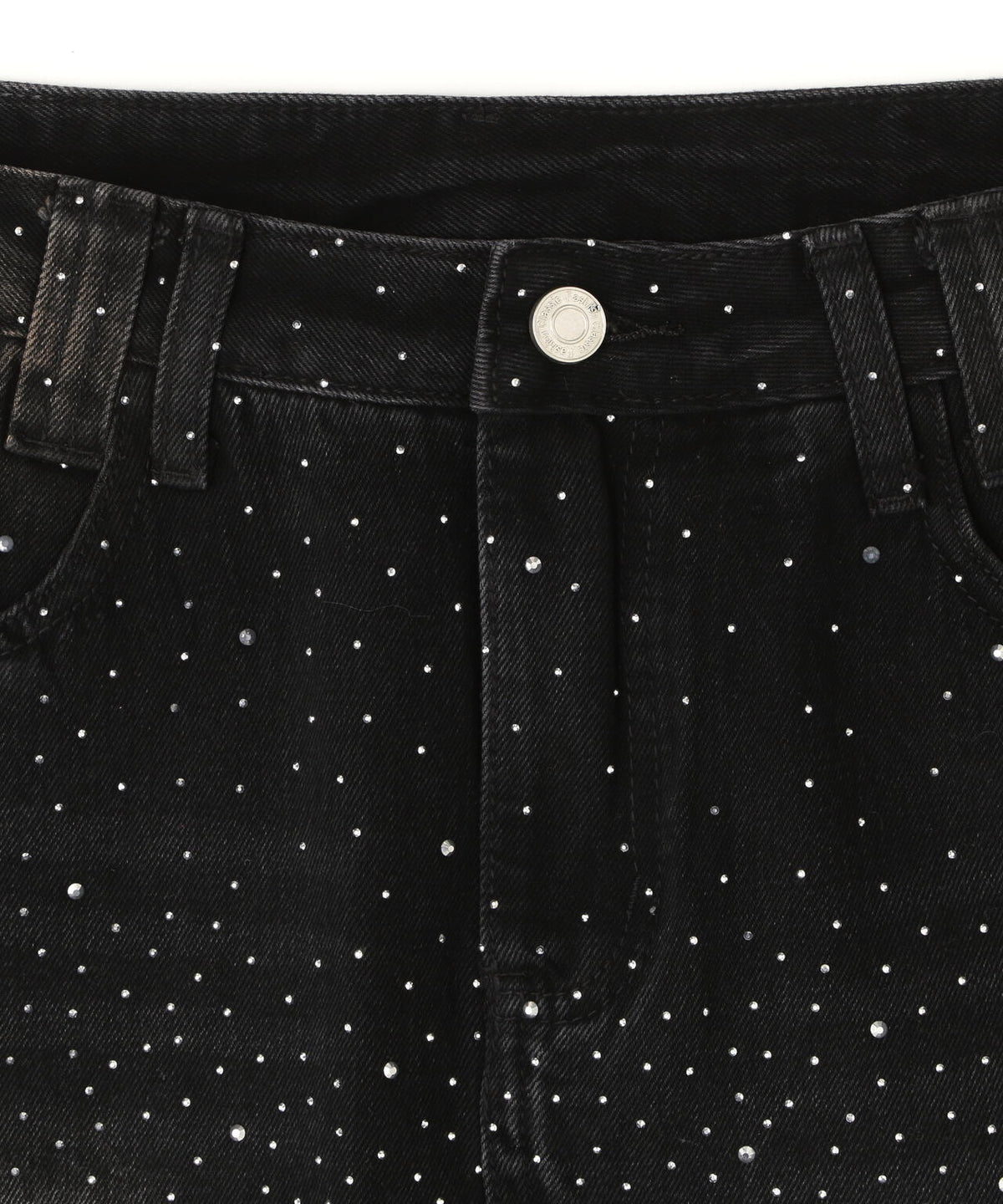 MAVYTH/メヴィス/RHINESTONE MINI SKIRT