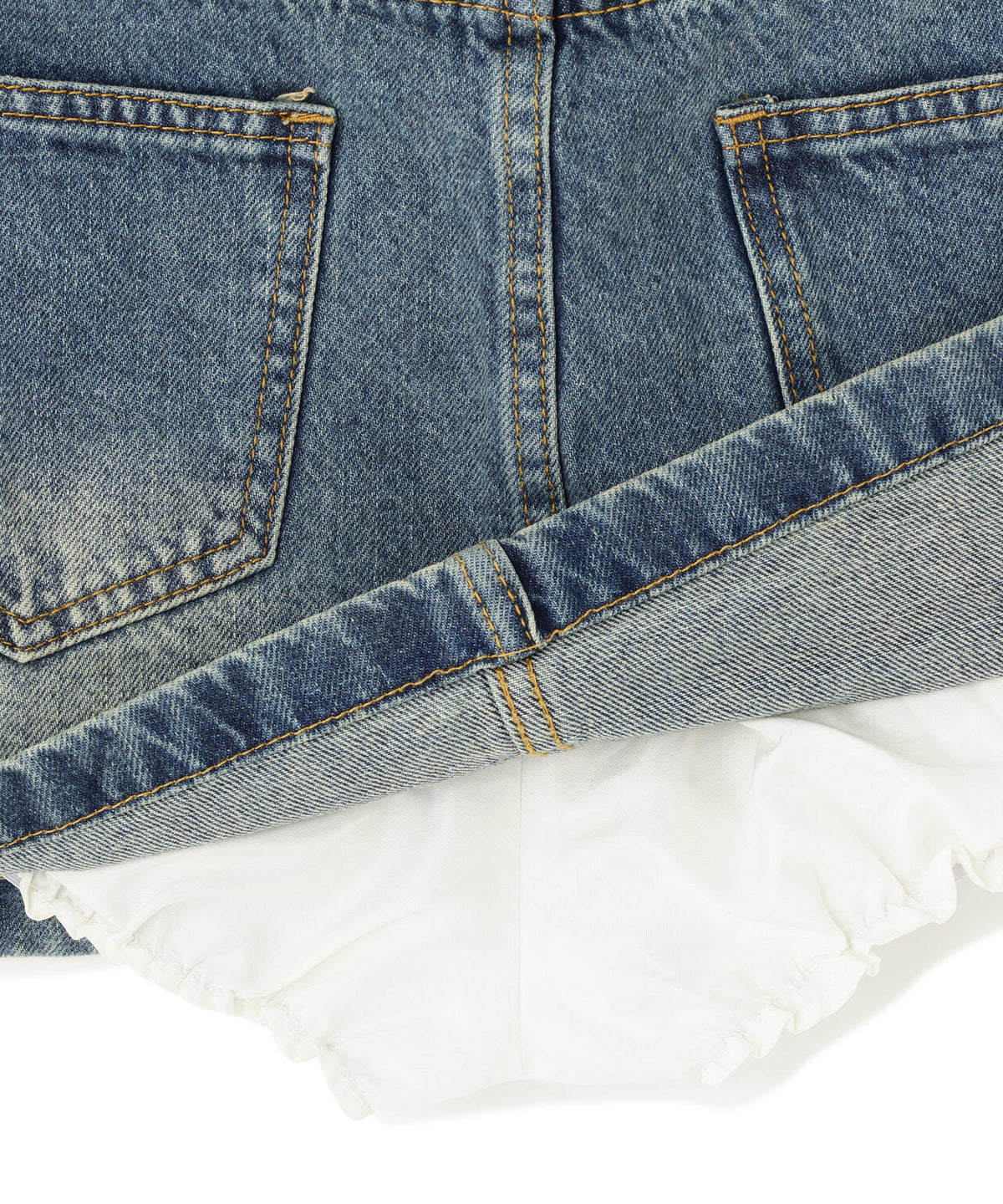 MAVYTH/メヴィス/DENIM SKIRT WITH LEG COVER