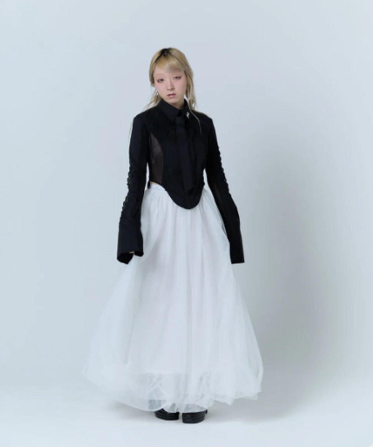 neith./ネイス/Tulle Bare Dress