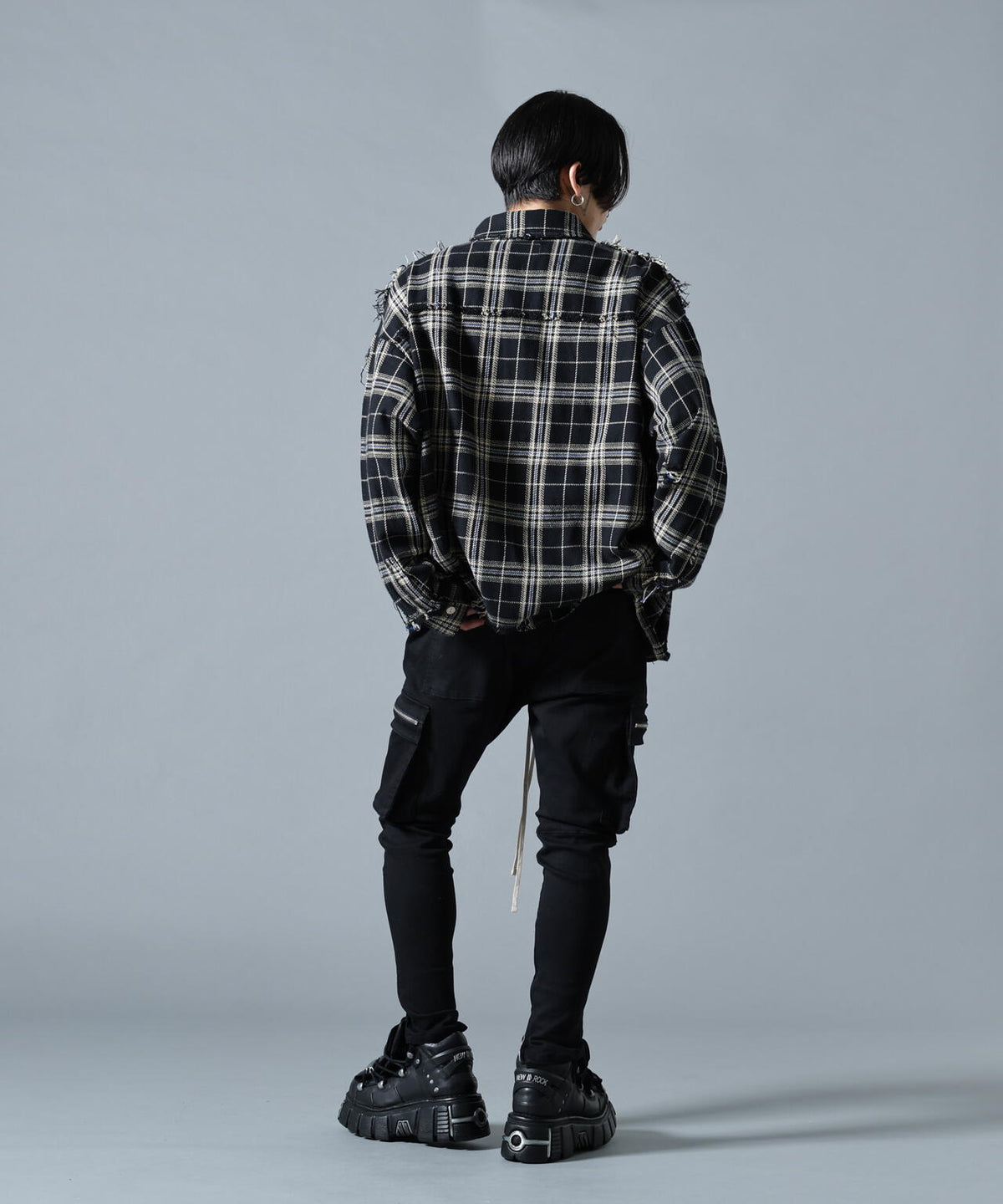 【WEB&DEPOT限定】DankeSchon/ダンケシェーン/FLANNEL DAMAGE SHIRTS