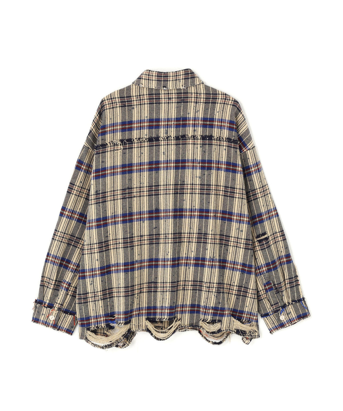 【WEB&DEPOT限定】DankeSchon/ダンケシェーン/FLANNEL DAMAGE SHIRTS