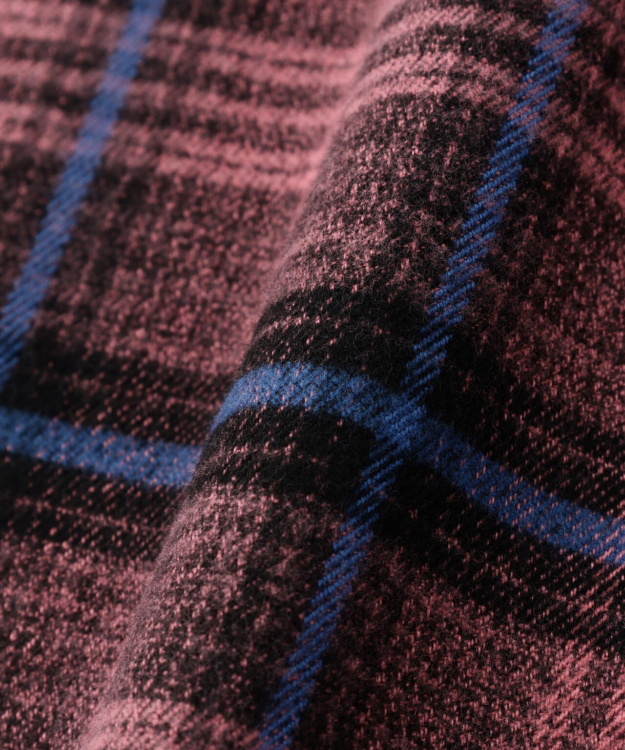 DankeSchon/ダンケシェーン/CUTOFF SWEATHOOD CHECK SHIRTS