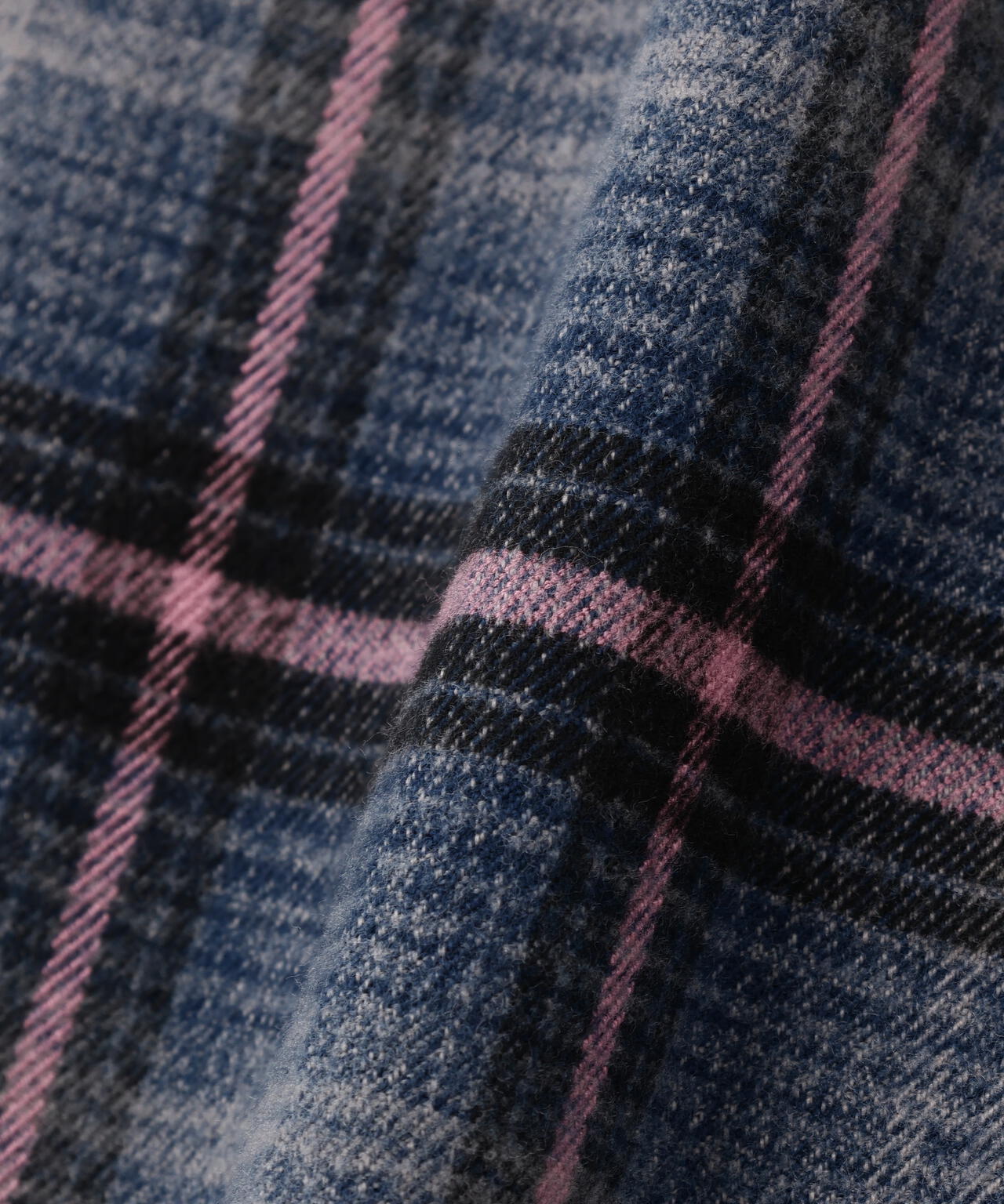 DankeSchon/ダンケシェーン/CUTOFF SWEATHOOD CHECK SHIRTS