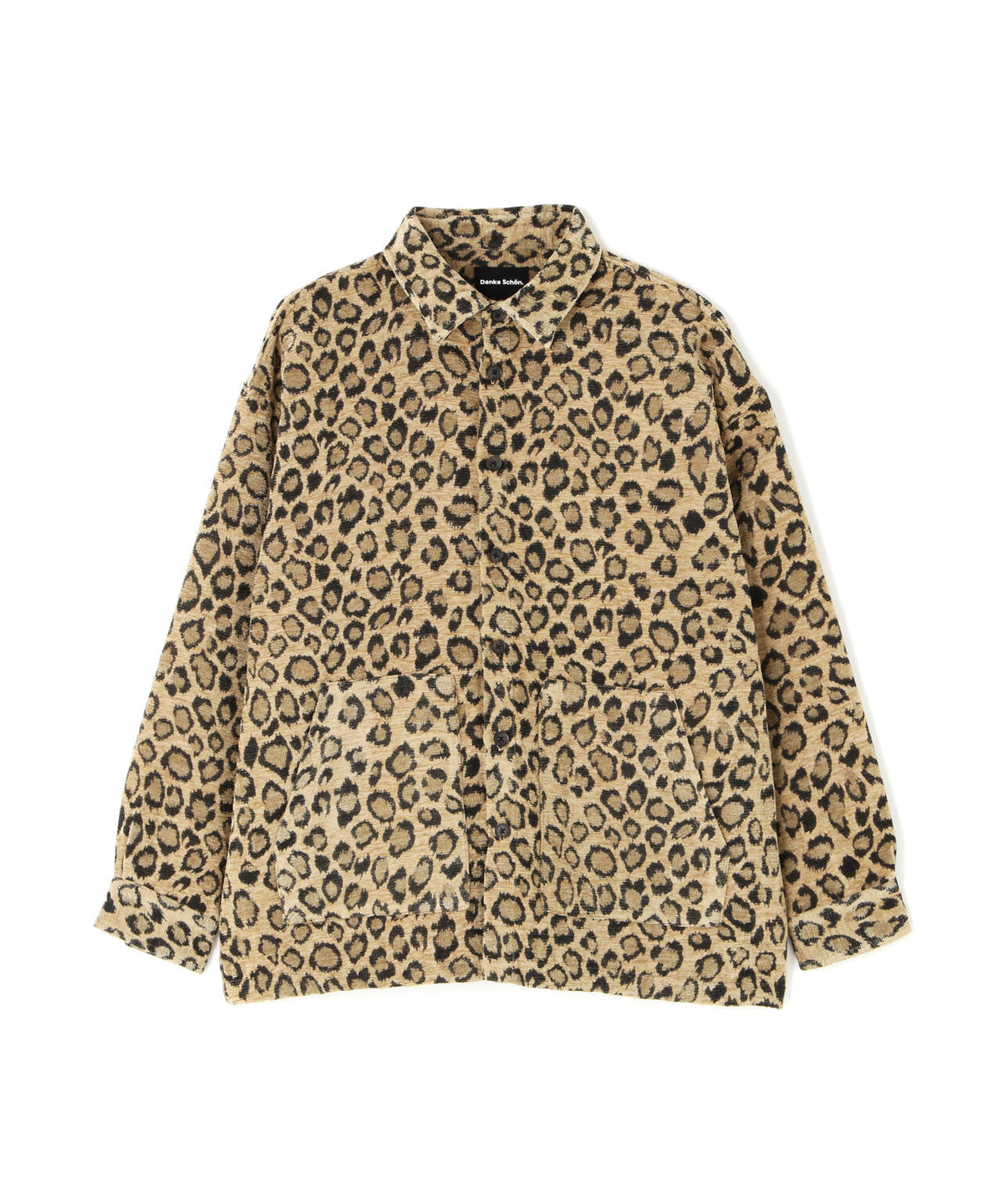 DankeSchon/ダンケシェーン/LEOPARD CHENILLE SHIRTS