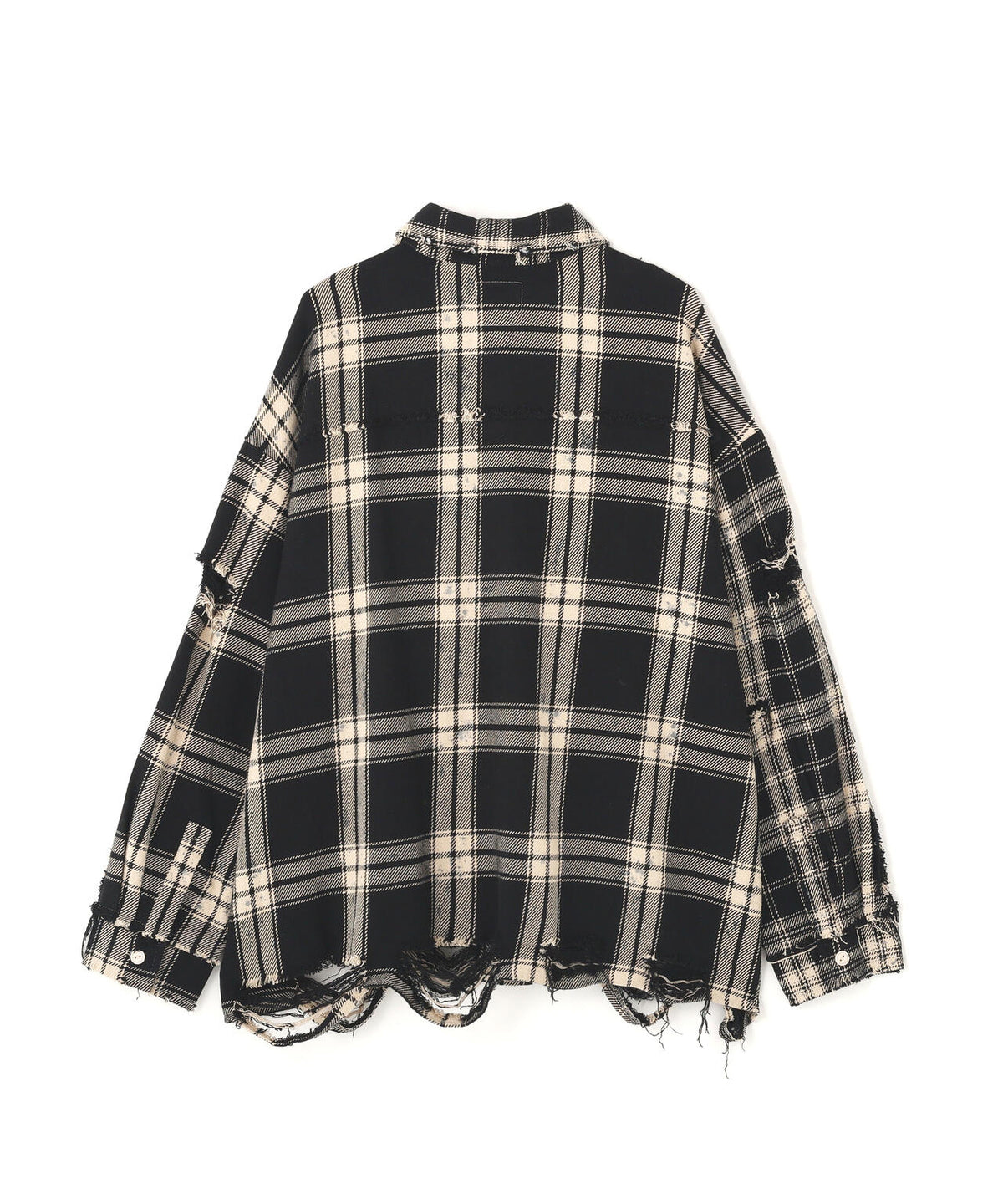 DankeSchon/ダンケシェーン/FLANNEL DAMAGE SHIRTS BI-COLOR