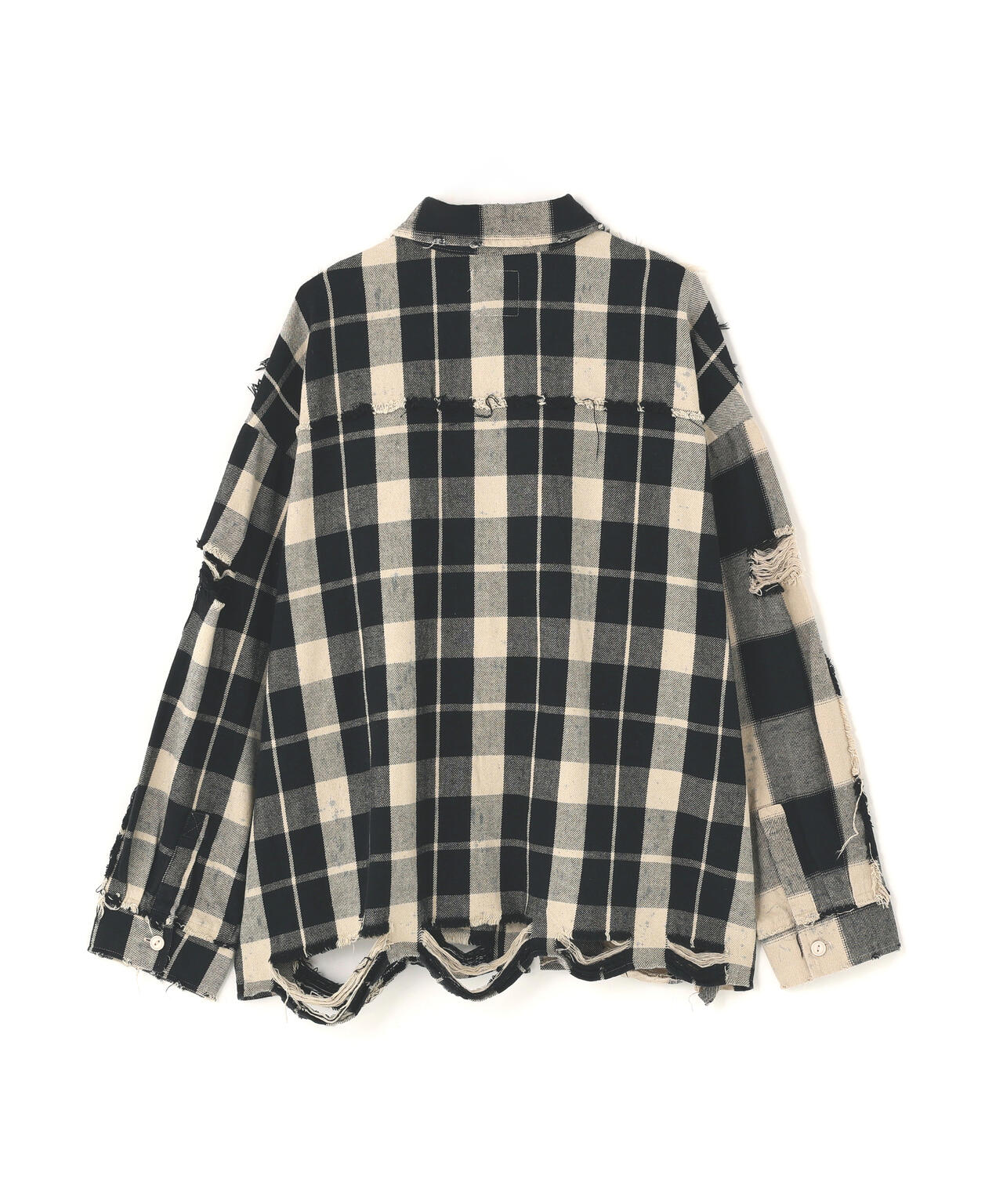 DS/ FLANNEL DAMEGE SH BI-COLOR