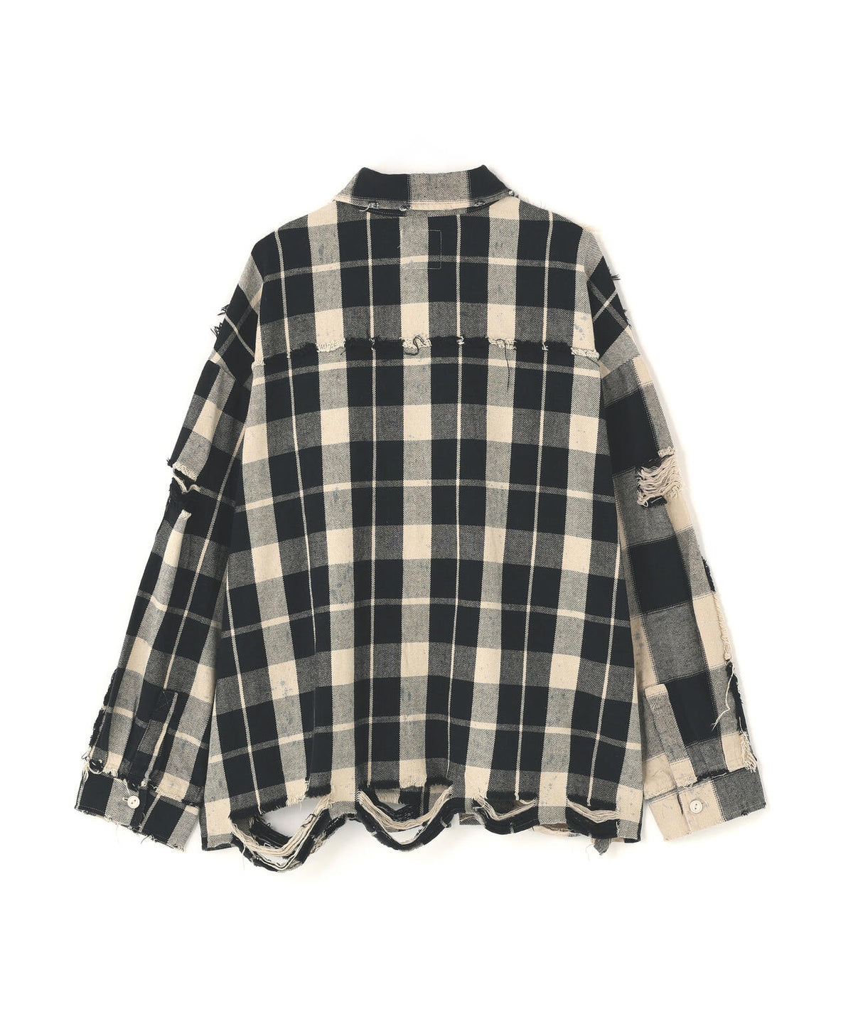 DankeSchon/ダンケシェーン/FLANNEL DAMAGE SHIRTS BI-COLOR