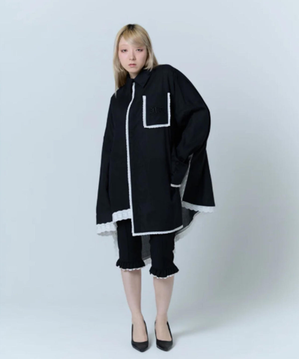 neith./ネイス/Handkerchief Shirt Dress