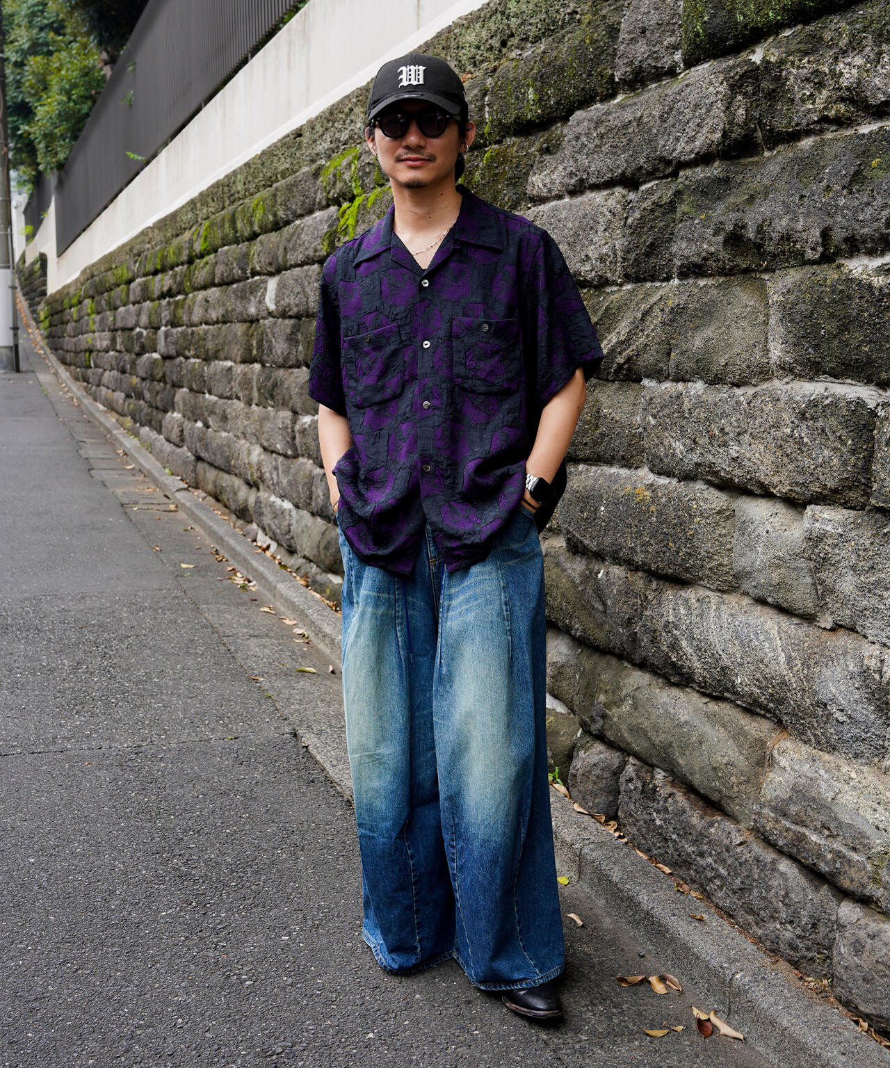 NEEDLES/ニードルズ/BUTTERFLY S/S ONE-UP SHIRT