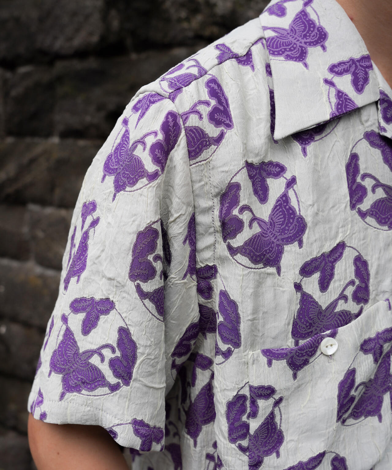 NEEDLES/ニードルズ/BUTTERFLY S/S ONE-UP SHIRT