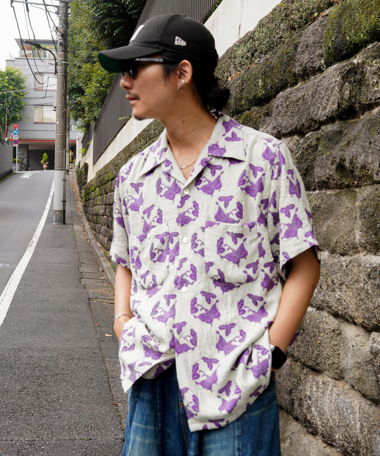 NEEDLES/ニードルズ/BUTTERFLY S/S ONE-UP SHIRT