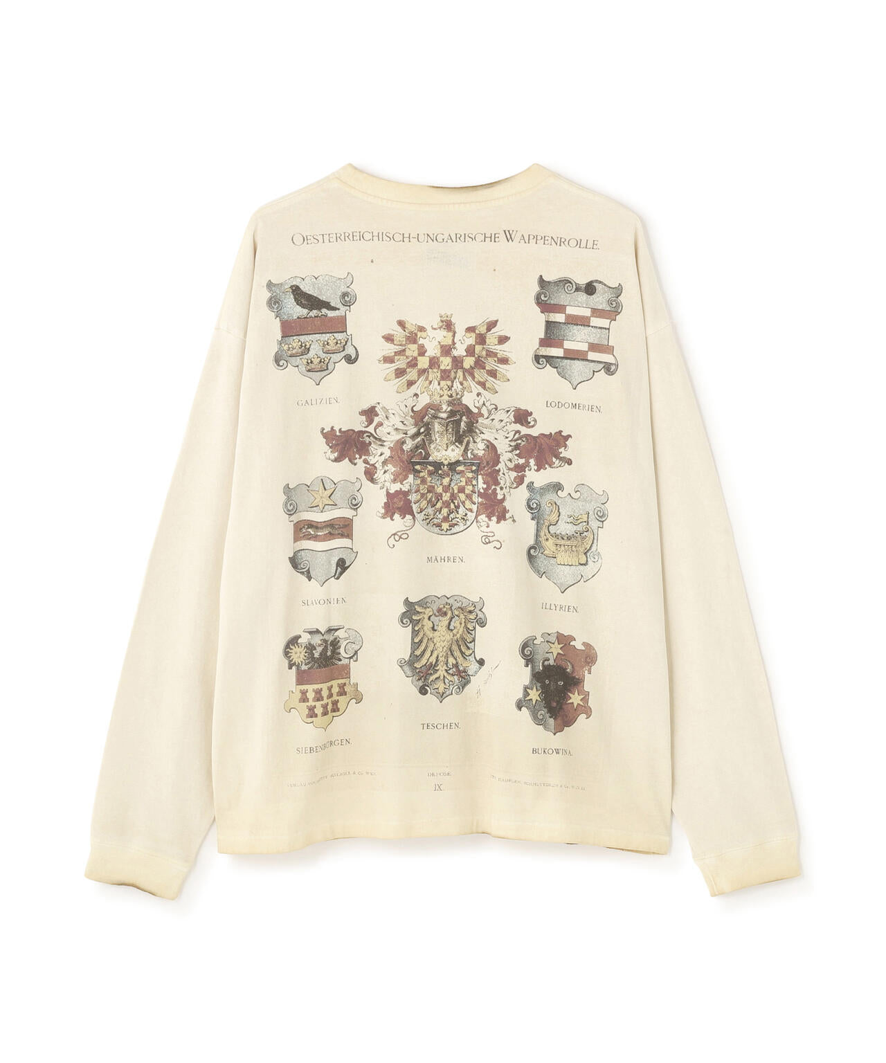 DankeSchon/ダンケシェーン/SPRAYBURN L/S TEE EMBLEM