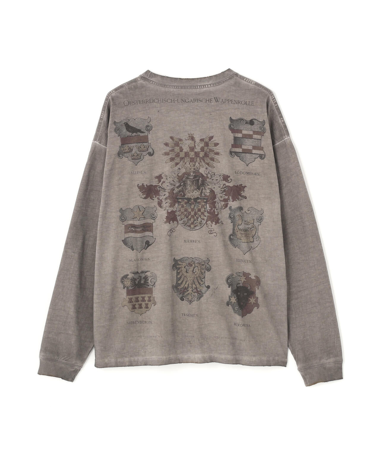 DankeSchon/ダンケシェーン/SPRAYBURN L/S TEE EMBLEM