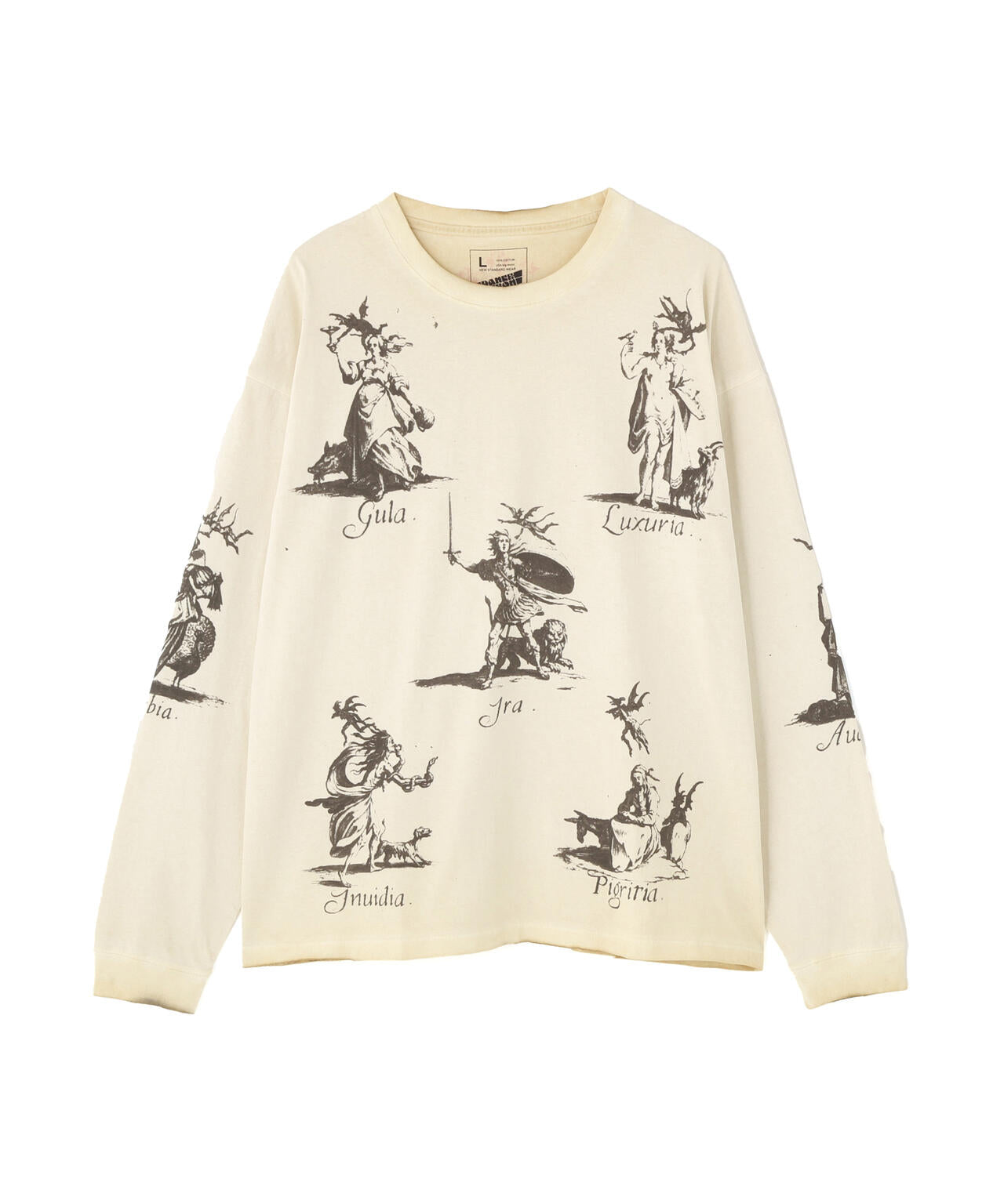 DankeSchon/ダンケシェーン/SPRAYBURN L/S TEE SEVEN
