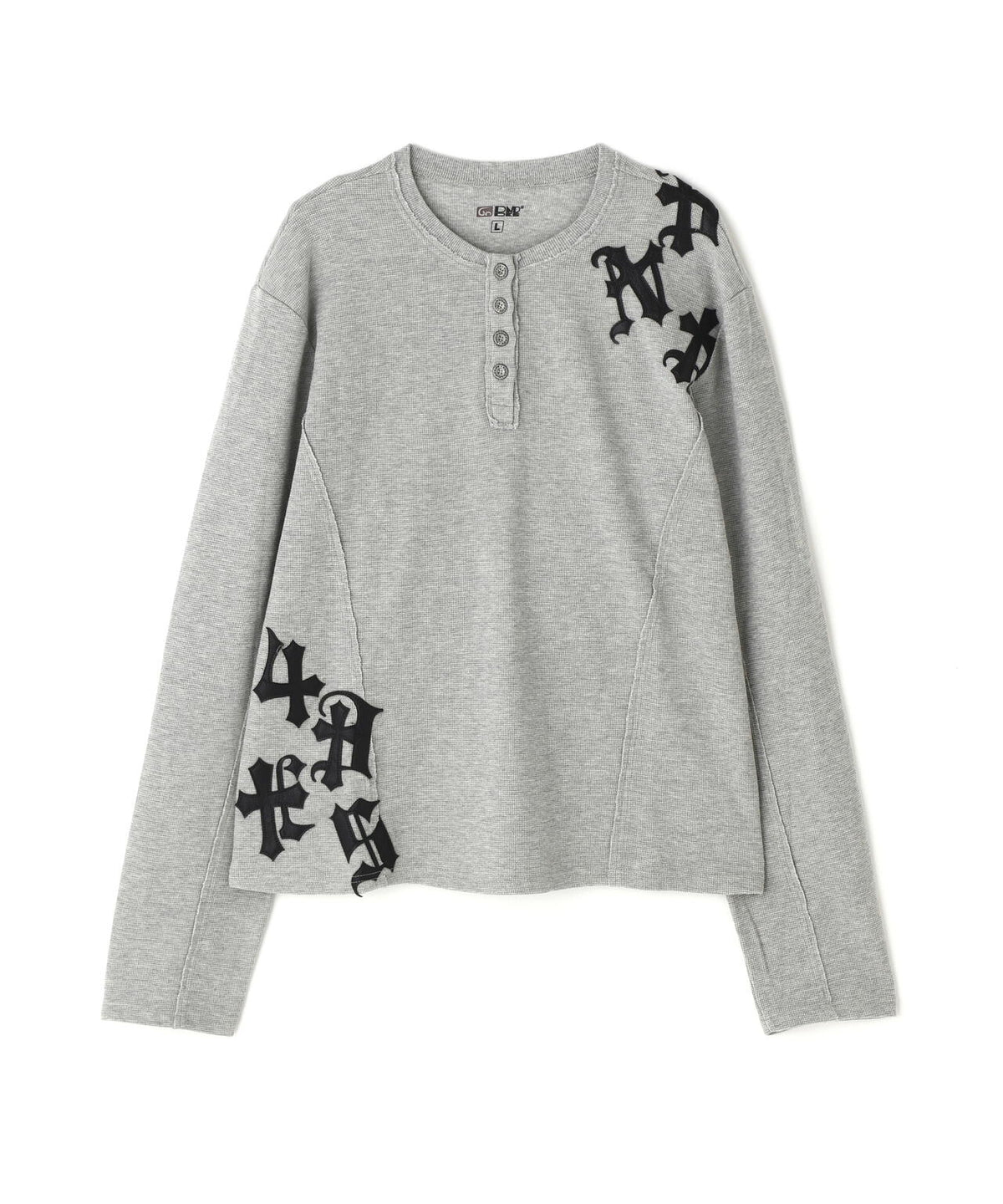 DND4DES/ディーエヌディーフォーデス/Henley Patch L/S Tee