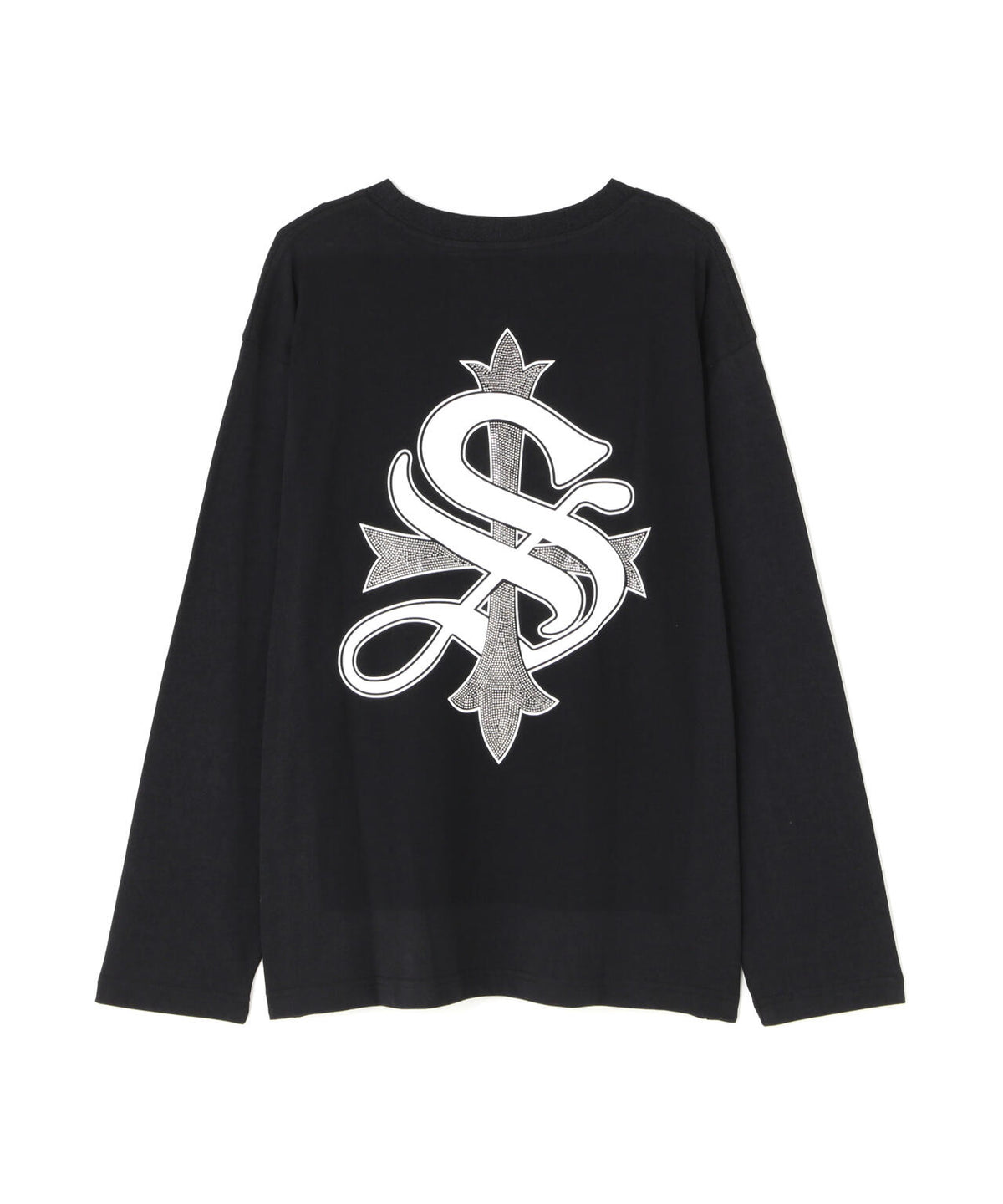 SUPPLIER/サプライヤー/Cross Rhinestone Long Sleeve Tee