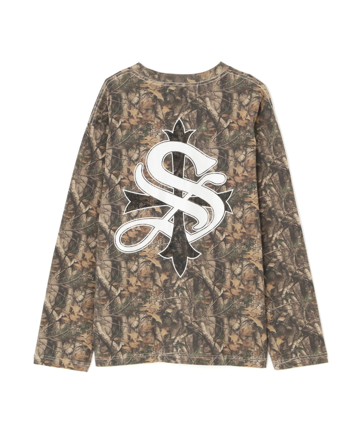 SUPPLIER/サプライヤー/Cross Rhinestone Long Sleeve Tee