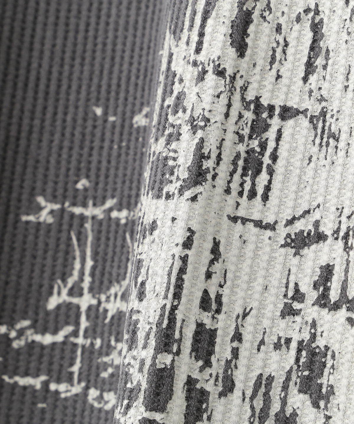 NOT4NERD/ノットフォーナード/DIAGONAL SEAM WFL HENLEY NECK L/S TEE