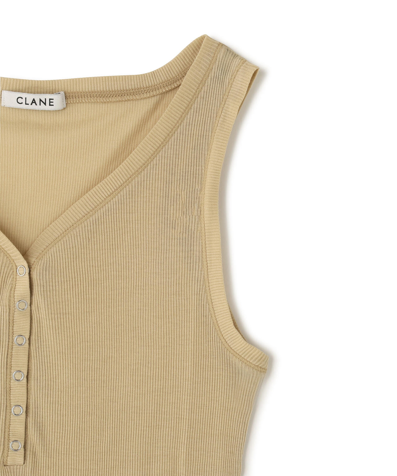 CLANE/クラネ/CURVED NECK LAYERED SET