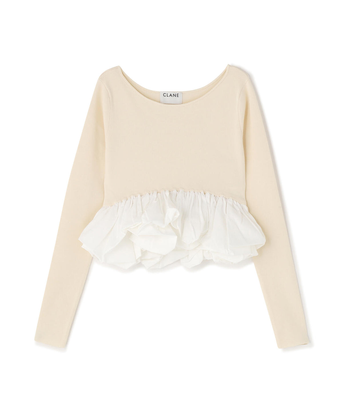 CLANE/クラネ/W BALLOON SHORT KNIT TOPS