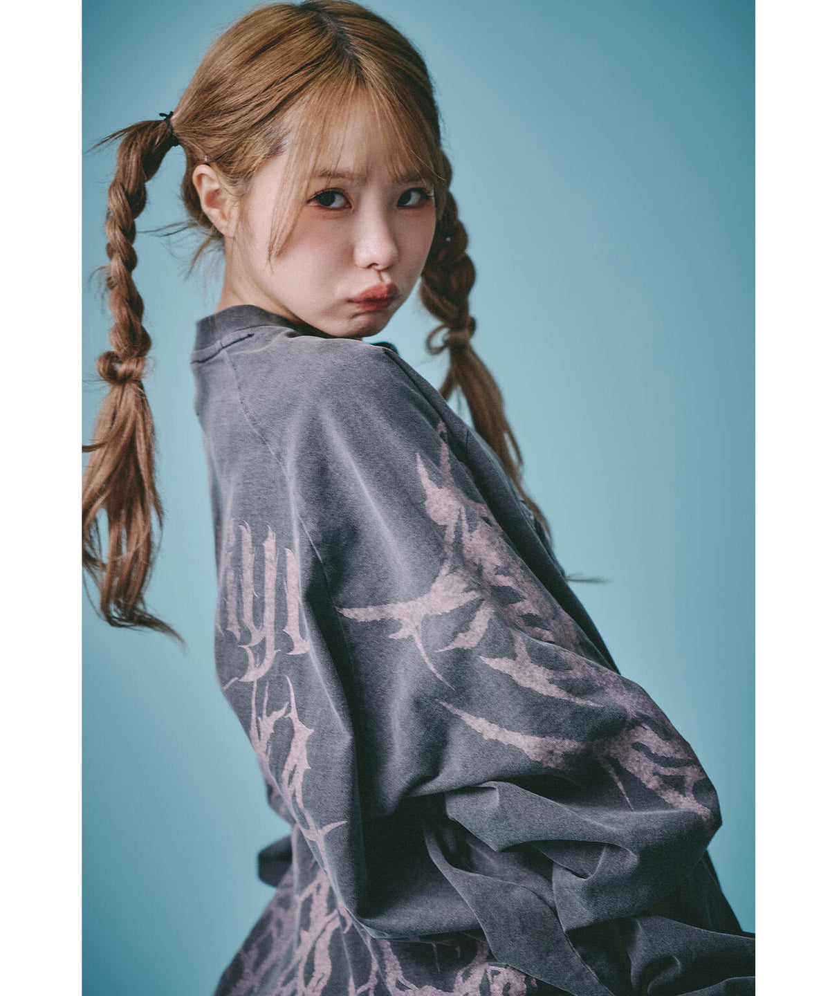 GALFY/ガルフィー/×松本いちか 小悪魔犬萌え袖ロンTEE