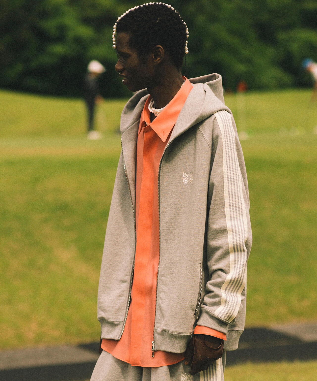 NEEDLES/ニードルズ/【LHP EXCLUSIVE】ZIP TRACK HOODY - COTTON JERSEY