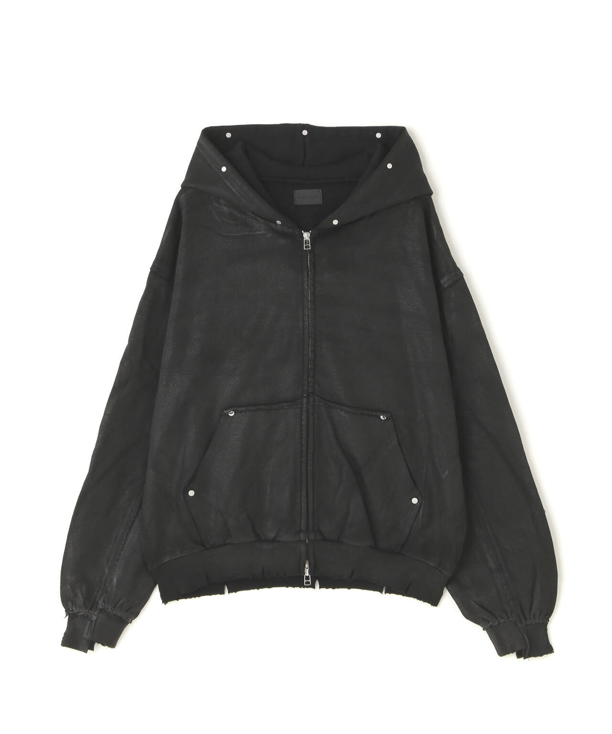 DankeSchon/ダンケシェーン/RUBBER SWEAT FUR ZIP HOODIE