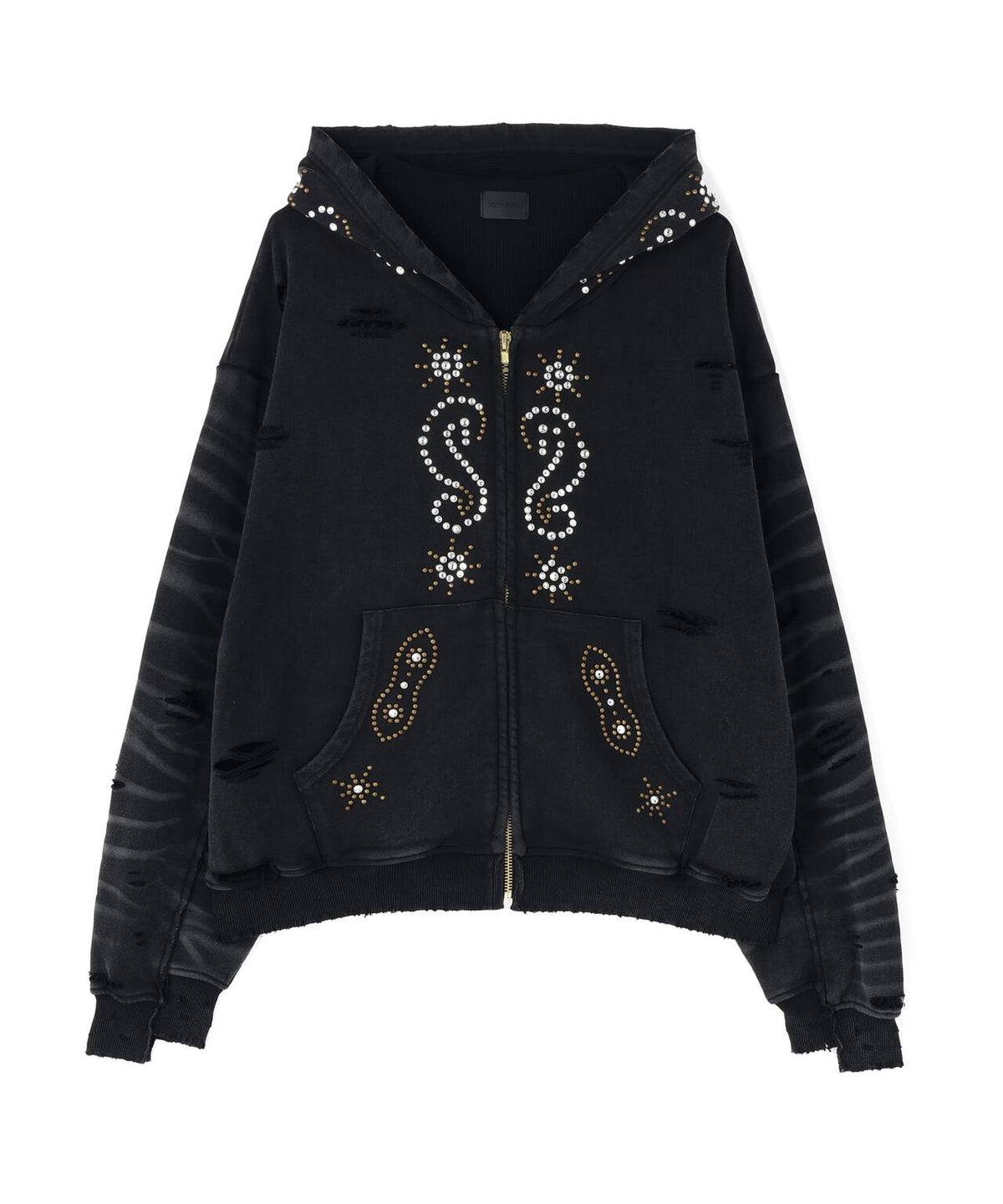 【WEB&DEPOT限定】DankeSchon/ダンケシェーン/SULFER CHEMICAL SWEAT ZIP HOODIE
