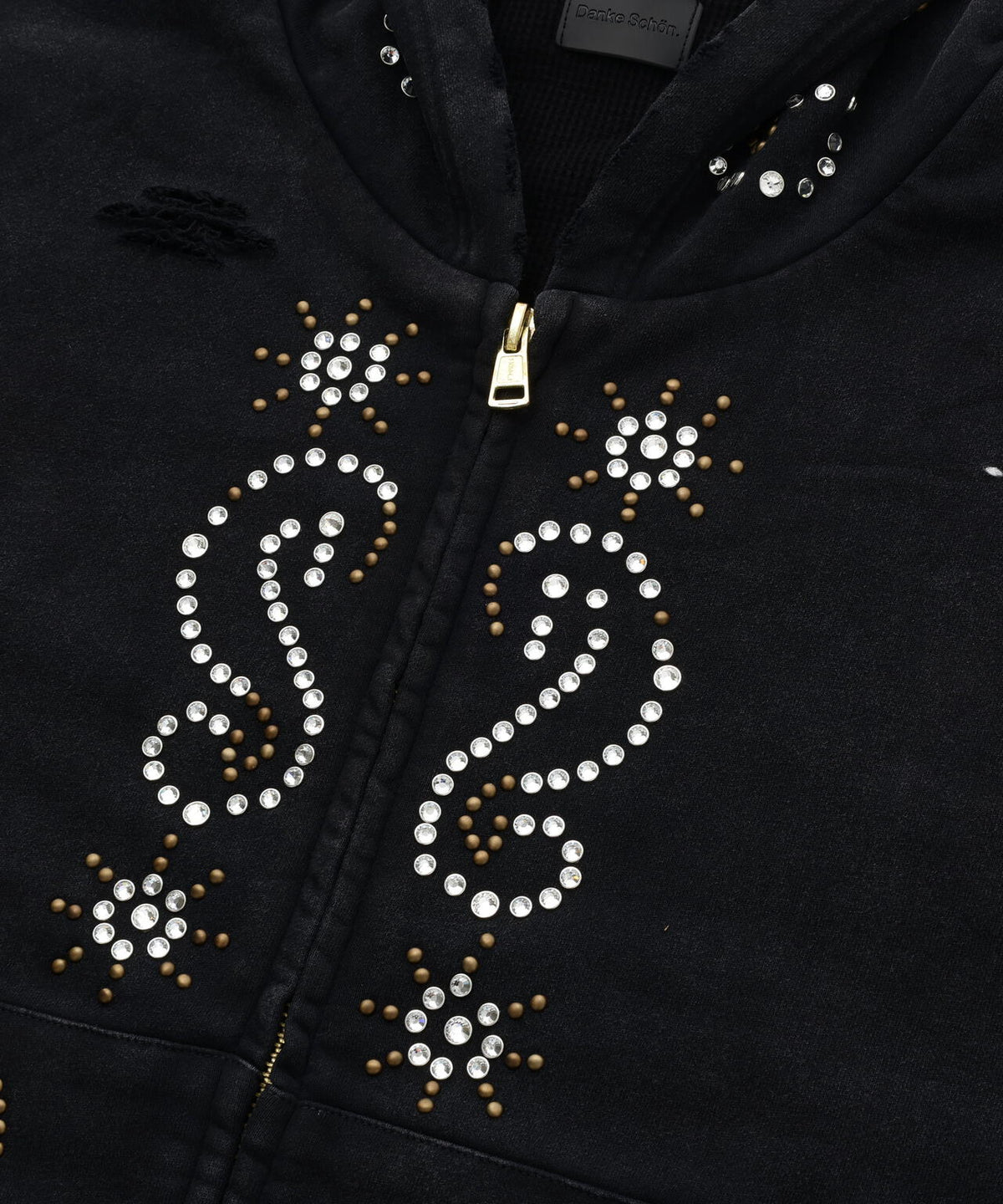 【WEB&DEPOT限定】DankeSchon/ダンケシェーン/SULFER CHEMICAL SWEAT ZIP HOODIE