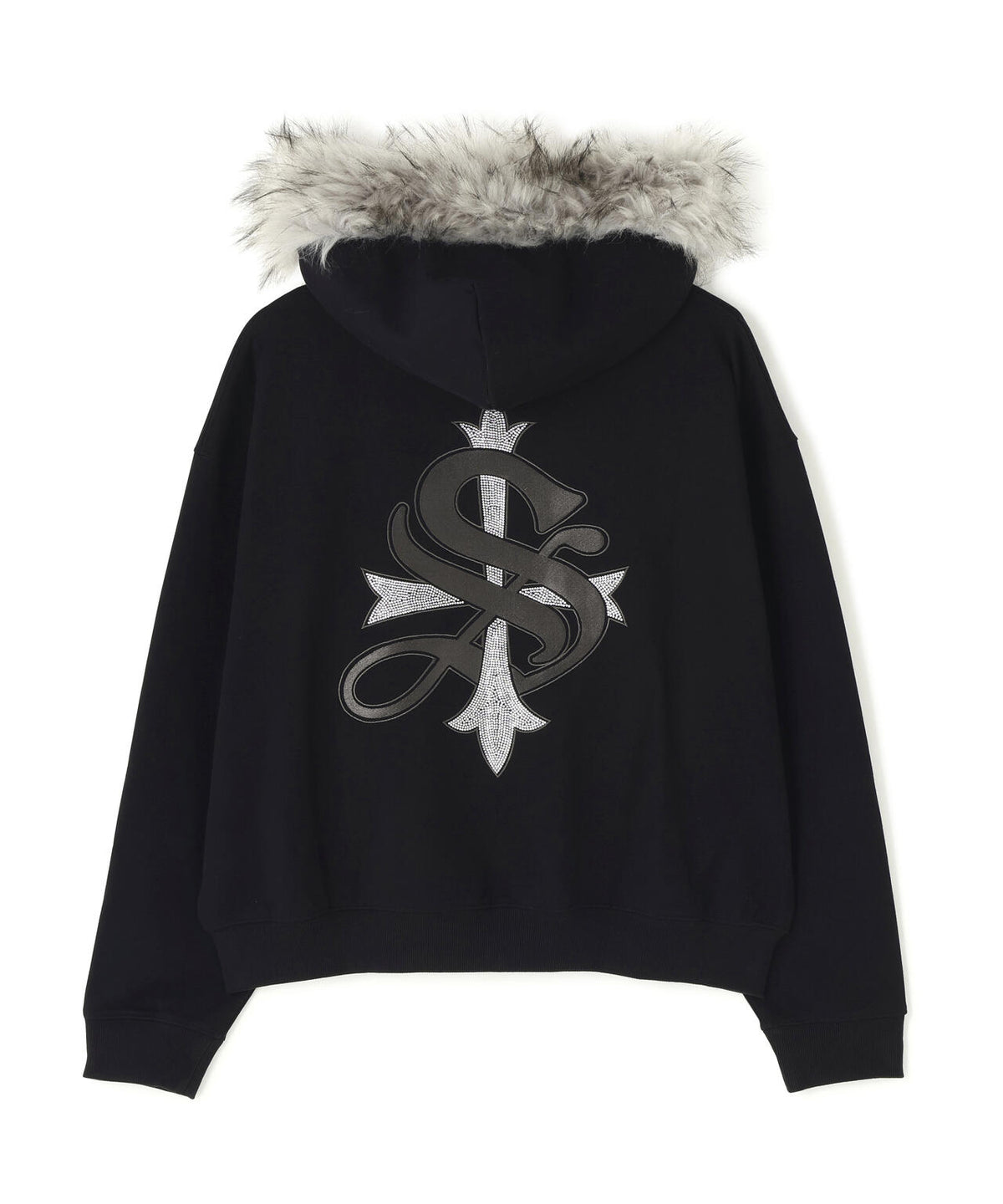 SUPPLIER/サプライヤー/Faux Fur Cross Zip Hoodie