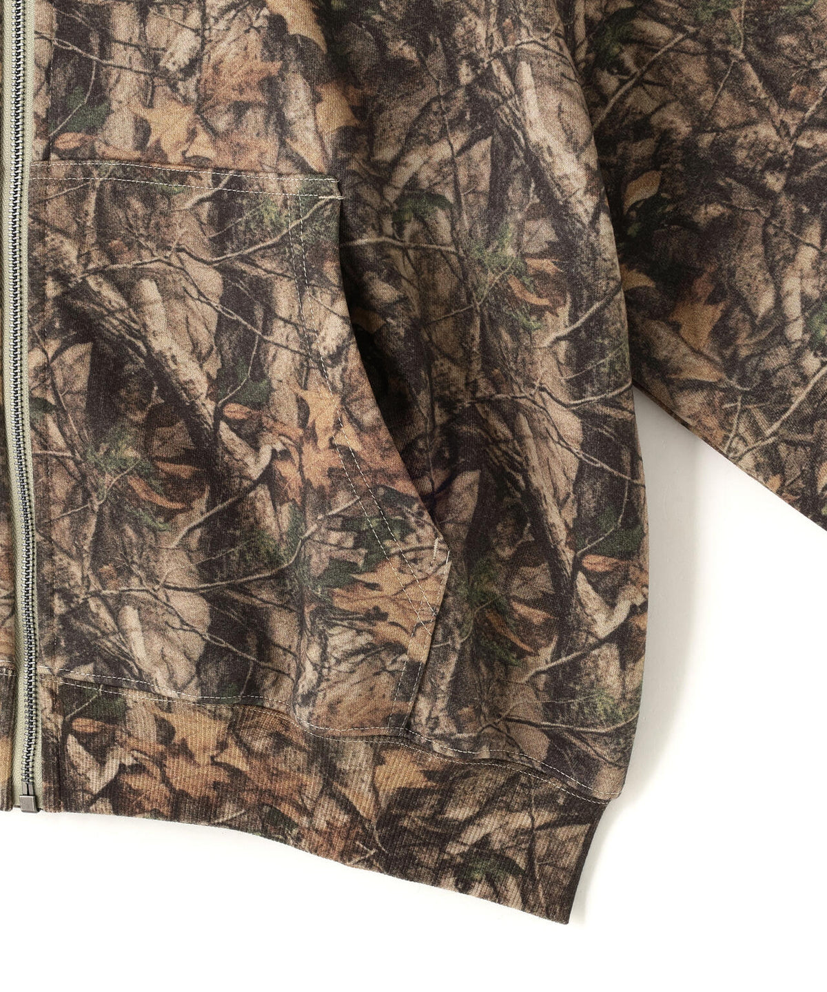 SUPPLIER/サプライヤー/Tree Faux Fur Cross Zip Hoodie