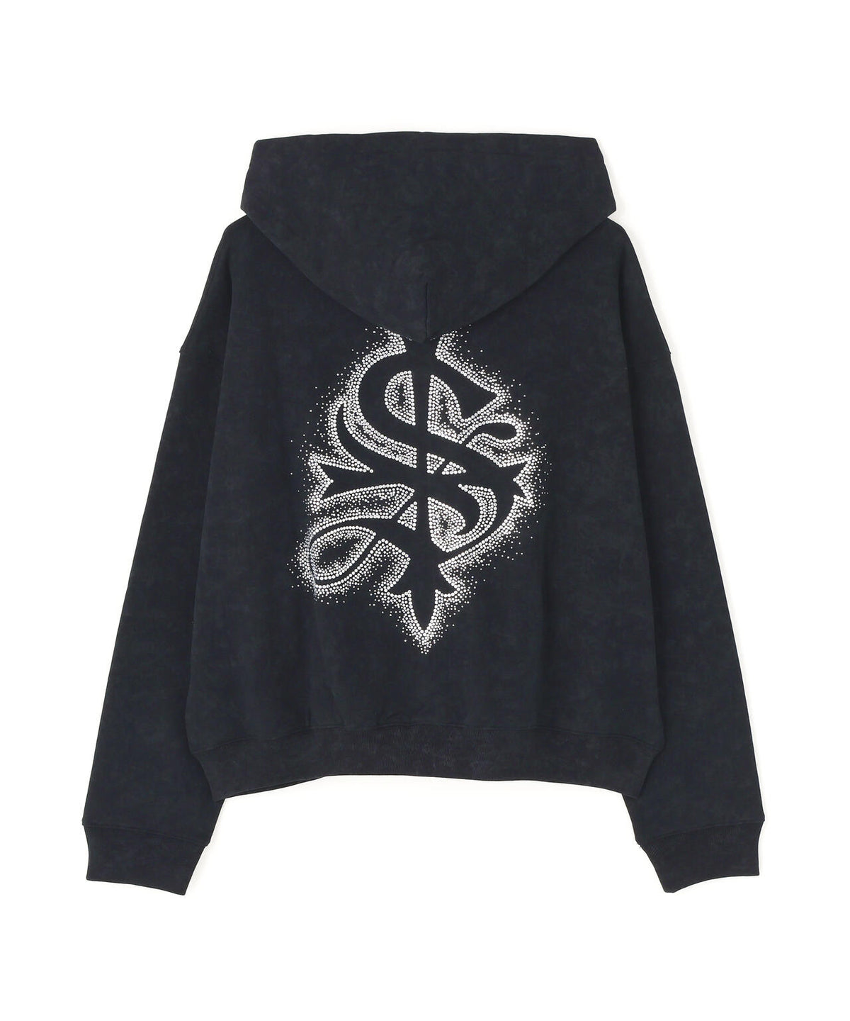 Sup/Spray Cross Rhinest Zip Hd