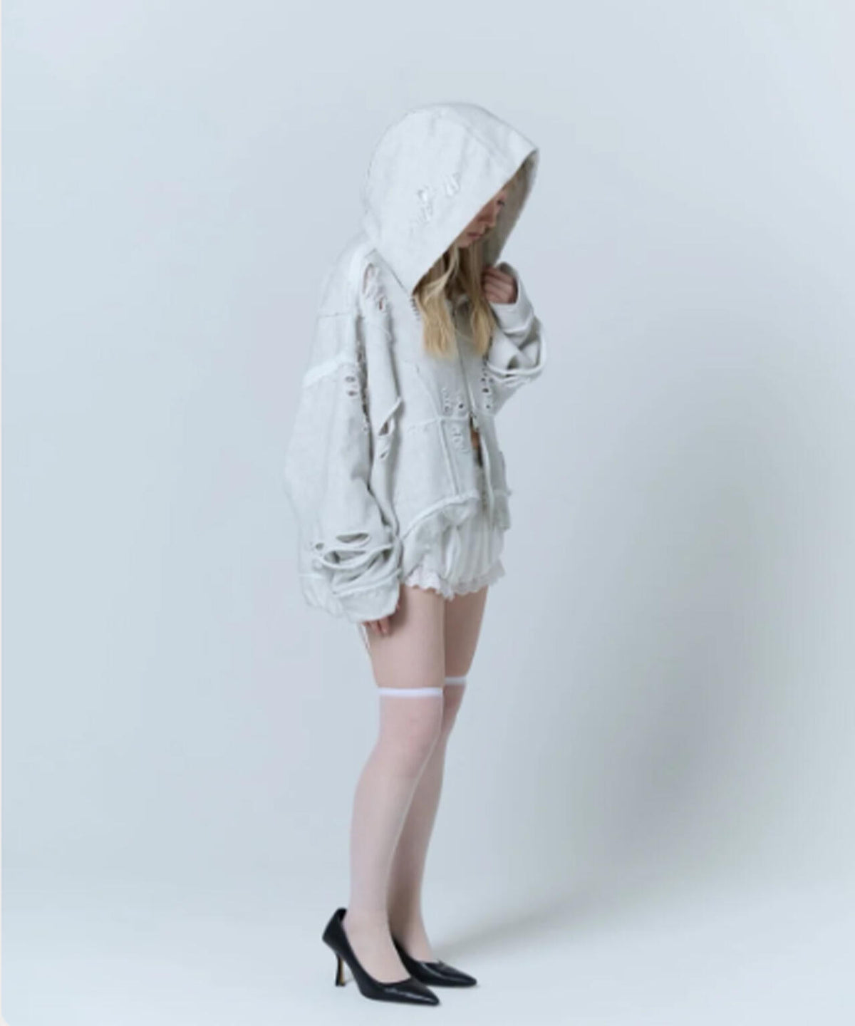 neith./ネイス/Destroyed Crush Hoodie