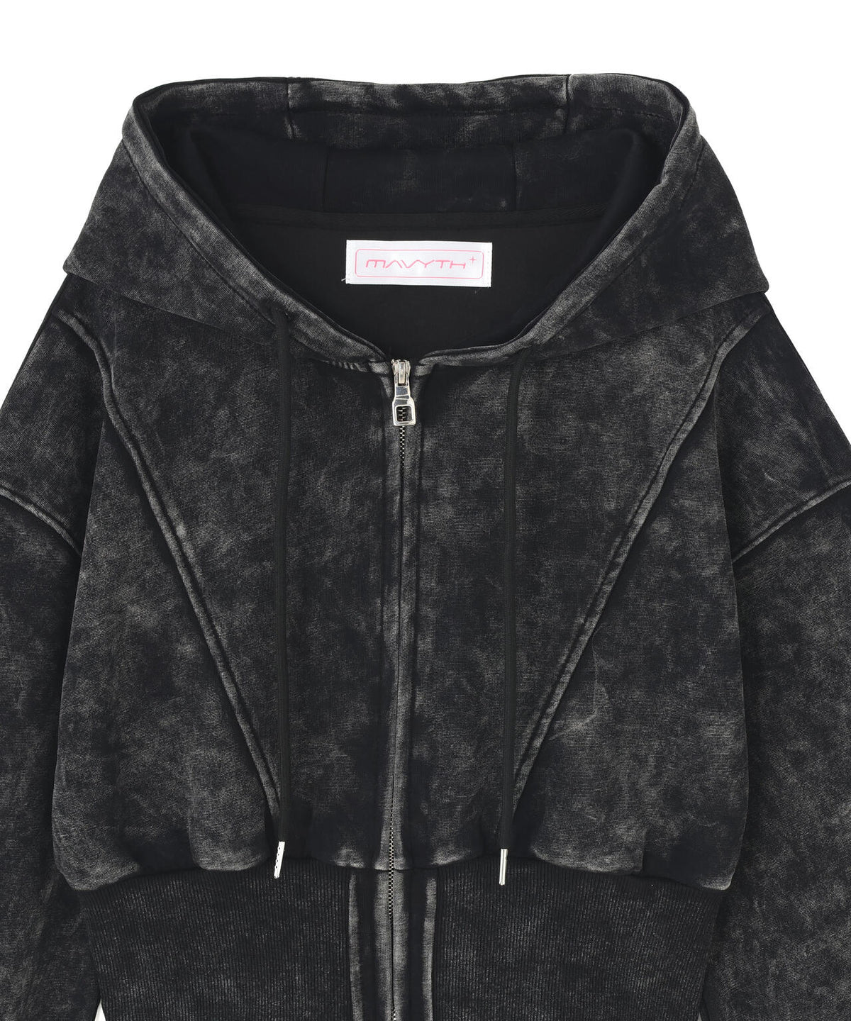 MAVYTH/メヴィス/ACID WASH ZIP UP HOODIE