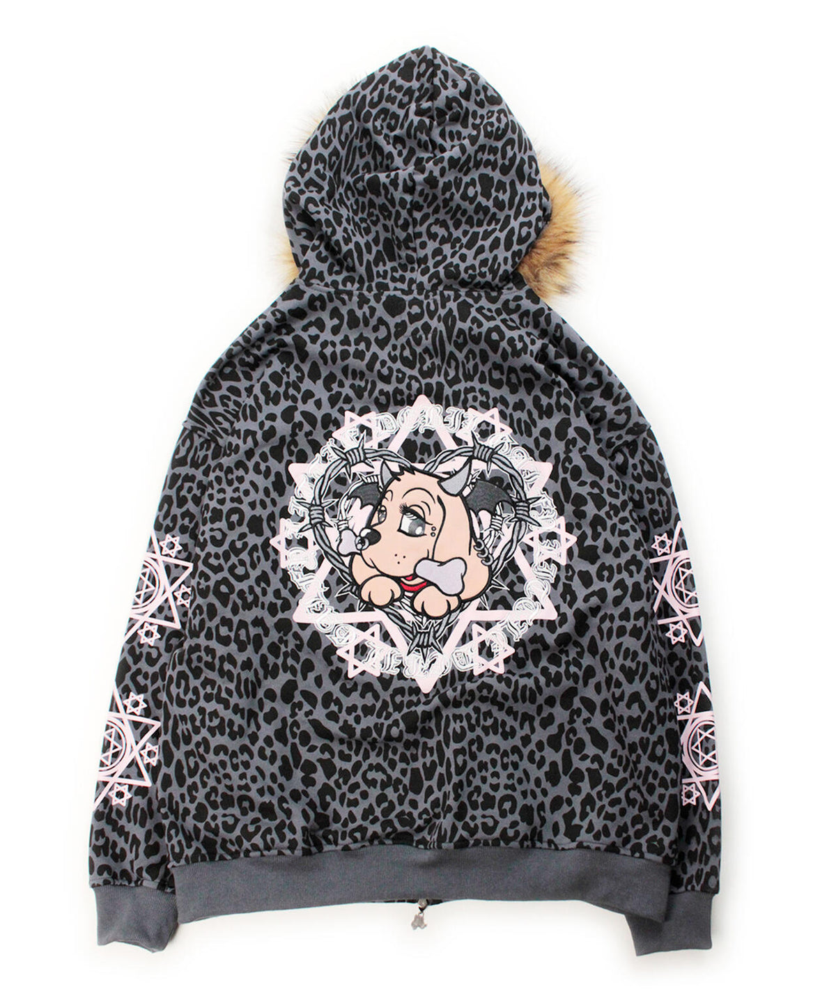 GALFY/ガルフィー/×松本いちか 小悪魔犬ふわふわフードZIPパーカー