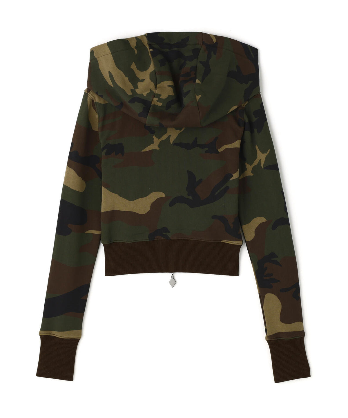 SupBaby by SUPPLIER/Camo Not Your Baby Cropped Zip Hoodie