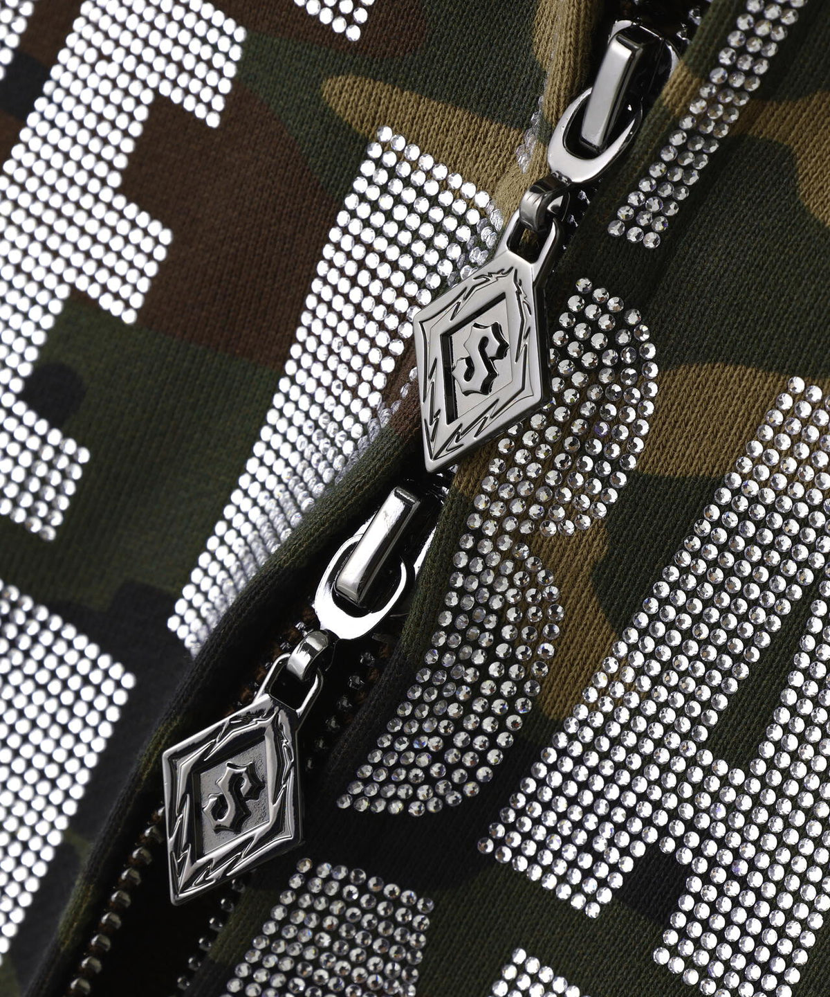 SupBaby by SUPPLIER/Camo Not Your Baby Cropped Zip Hoodie