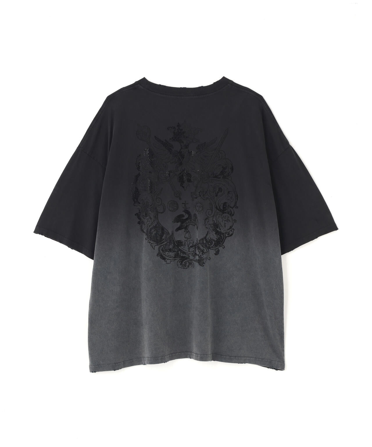 DankeSchon/ダンケシェーン/GRADATION RHINESTONE BIRD TEE
