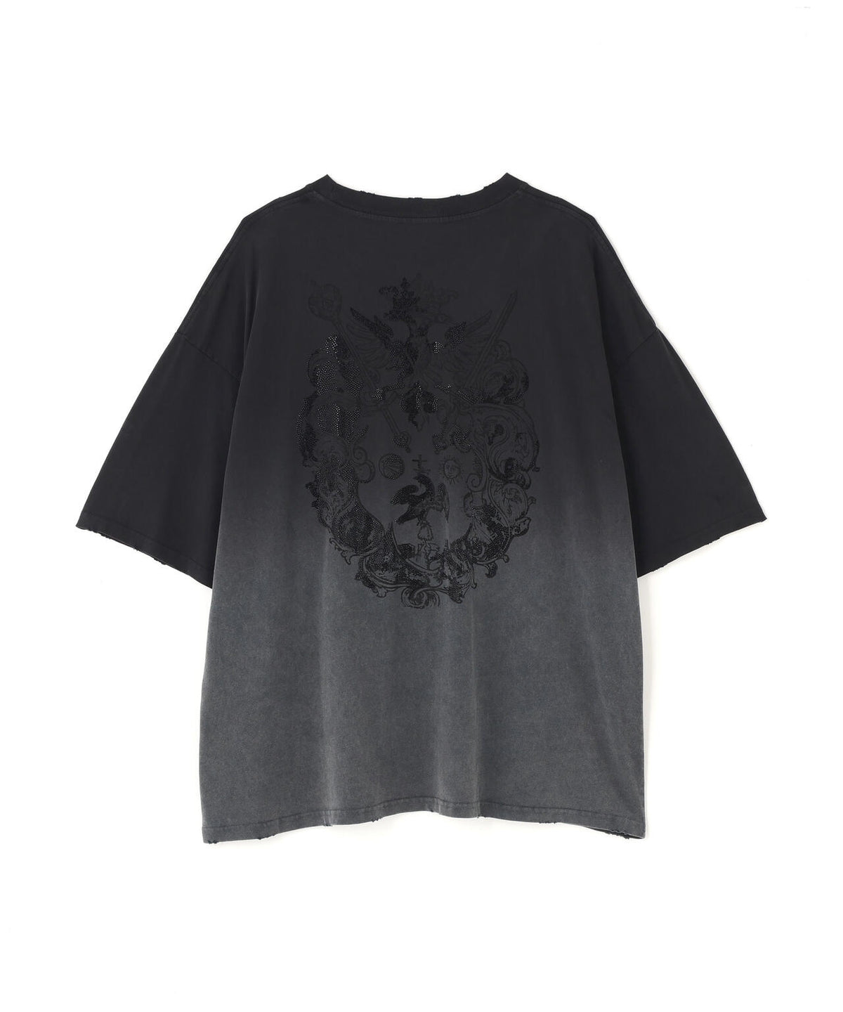 DankeSchon/ダンケシェーン/GRADATION RHINESTONE BIRD TEE