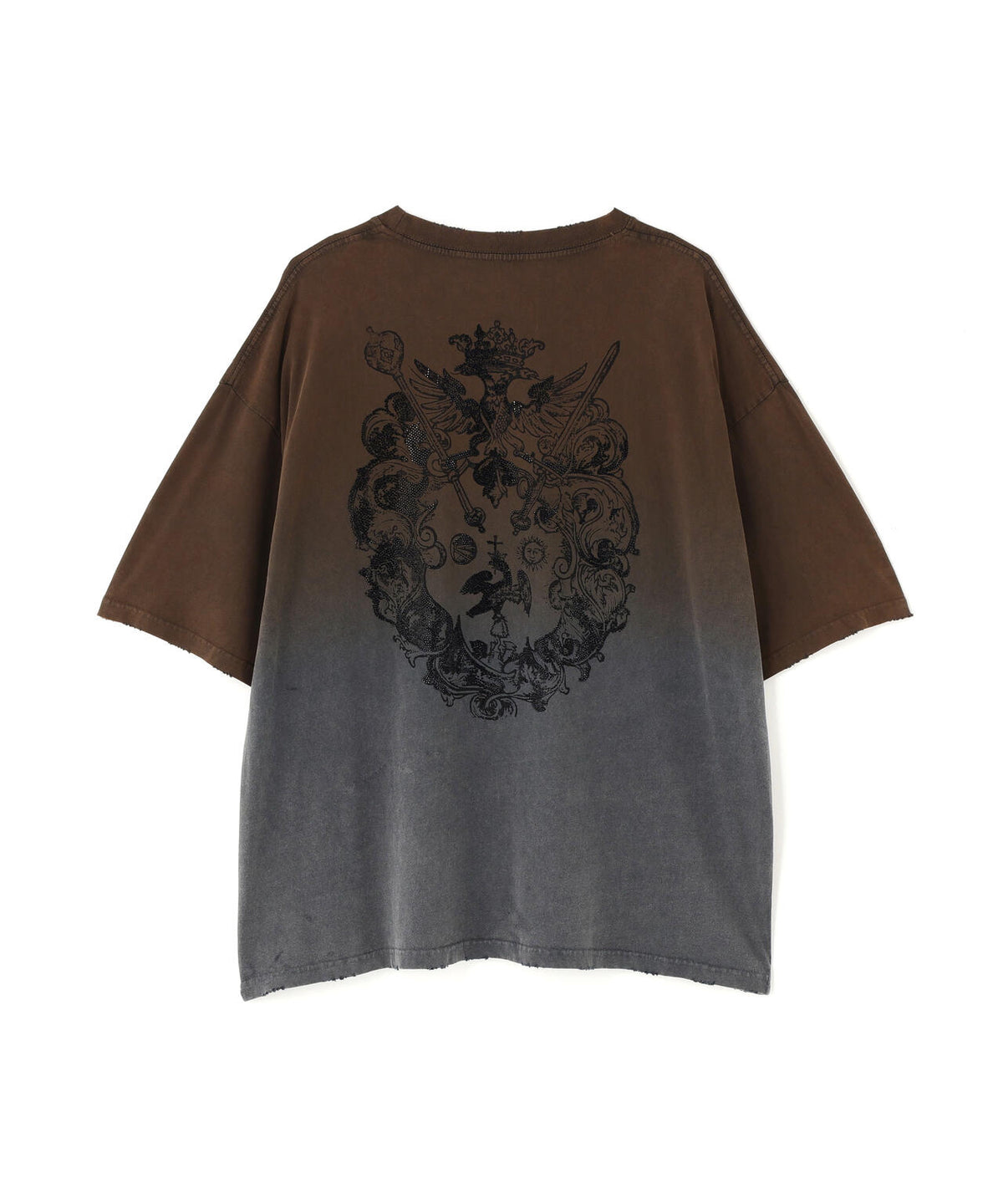 DankeSchon/ダンケシェーン/GRADATION RHINESTONE BIRD TEE