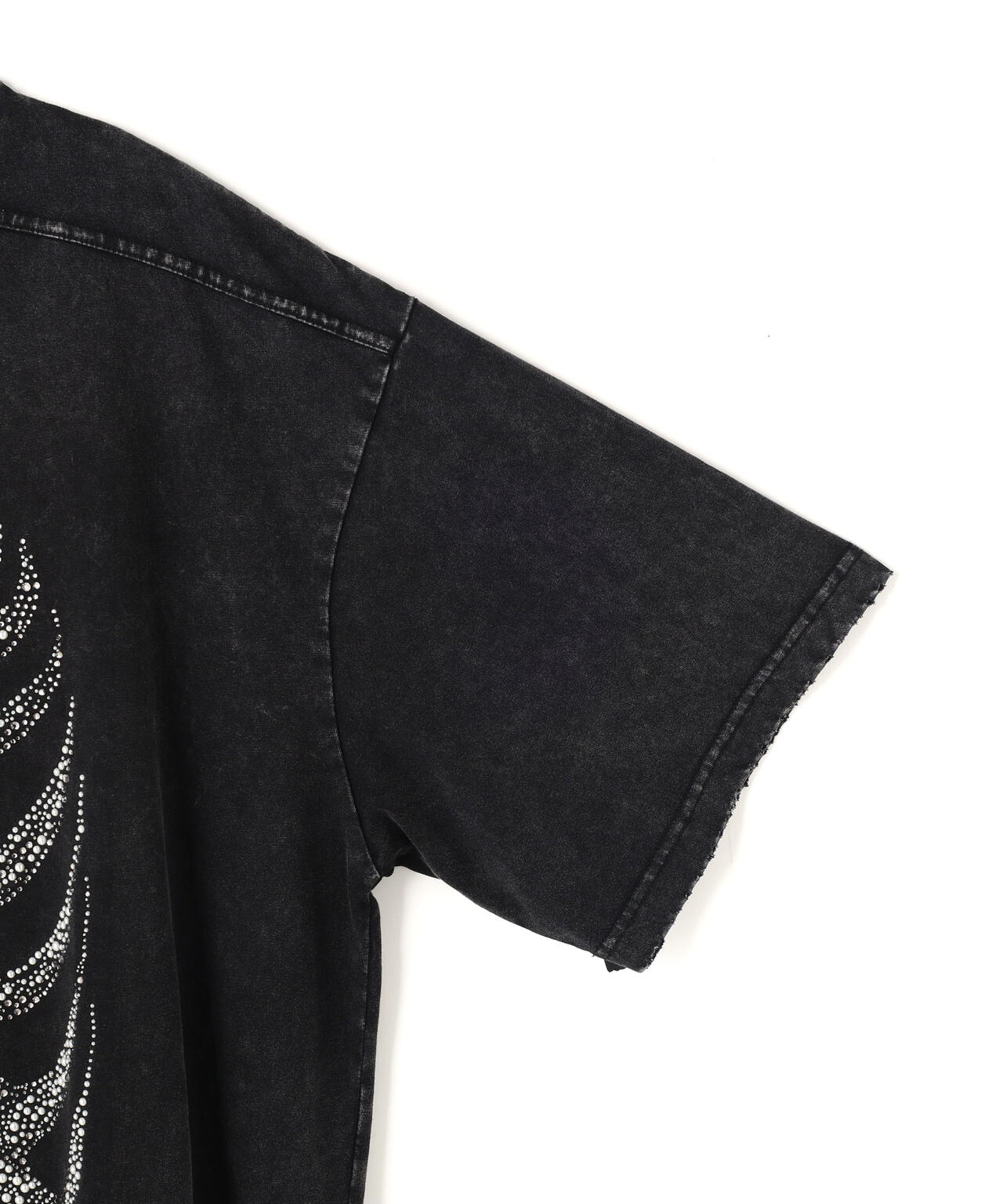 DankeSchon/ダンケシェーン/BRUST RHINESTONE BONE TEE
