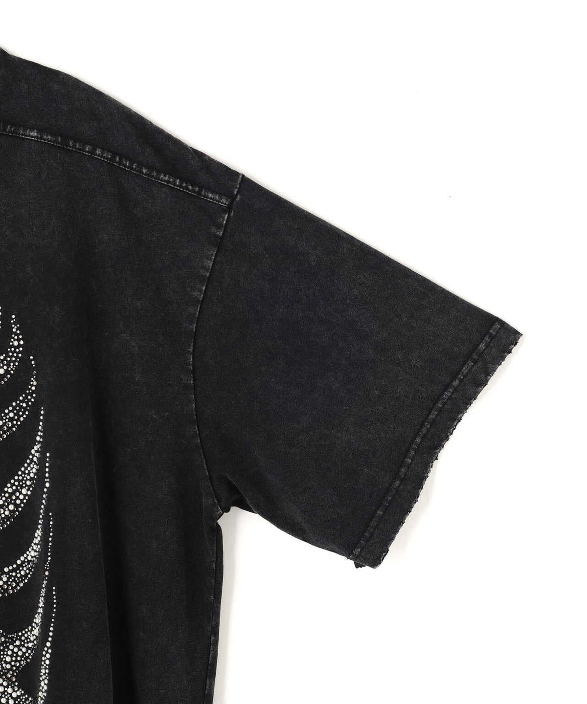 DankeSchon/ダンケシェーン/BRUST RHINESTONE BONE TEE